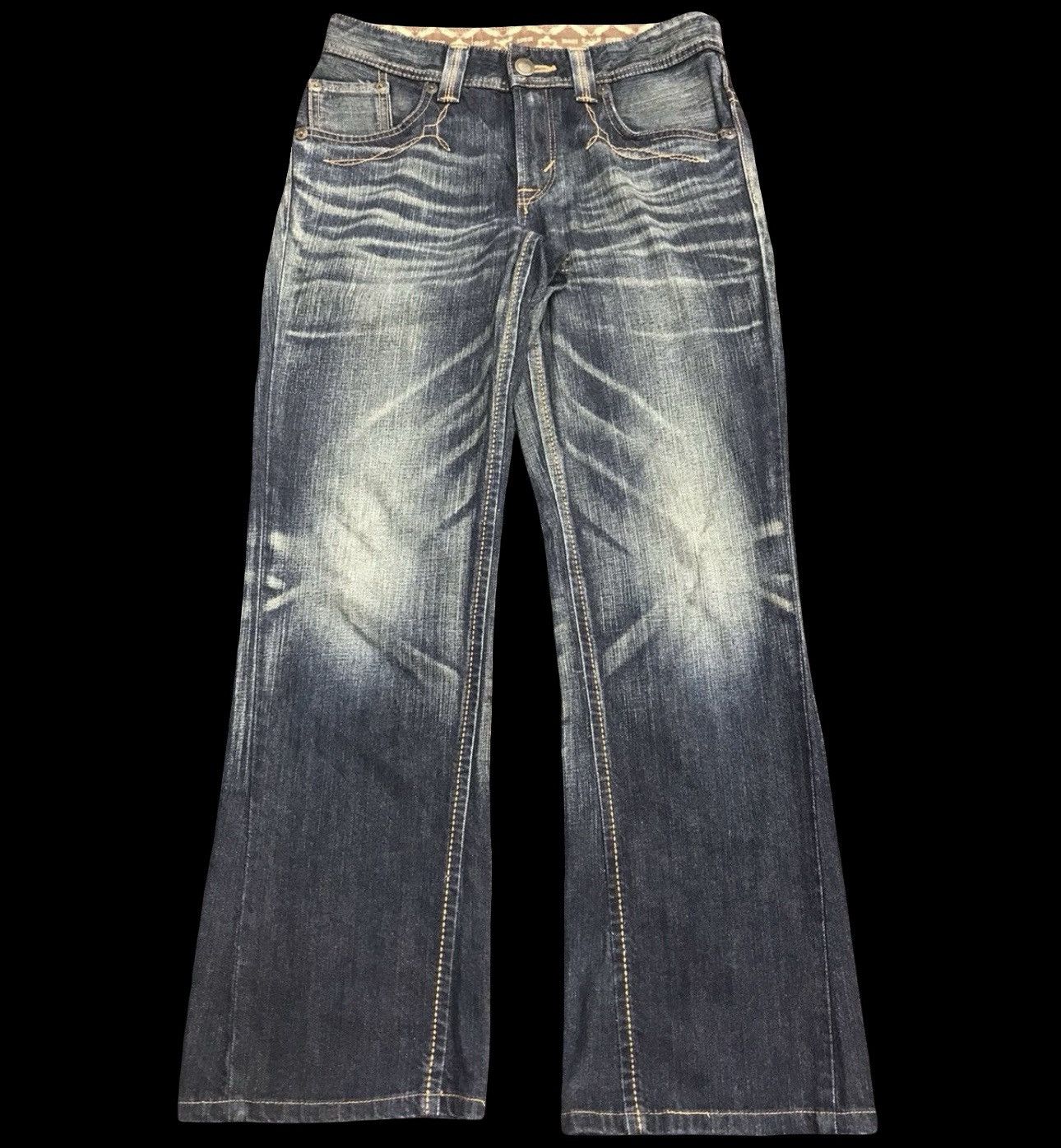 Edwin 💥FLARE💥EDWIN Westerner Blue Wash Flare Jeans Size US 29 - 1 Thumbnail