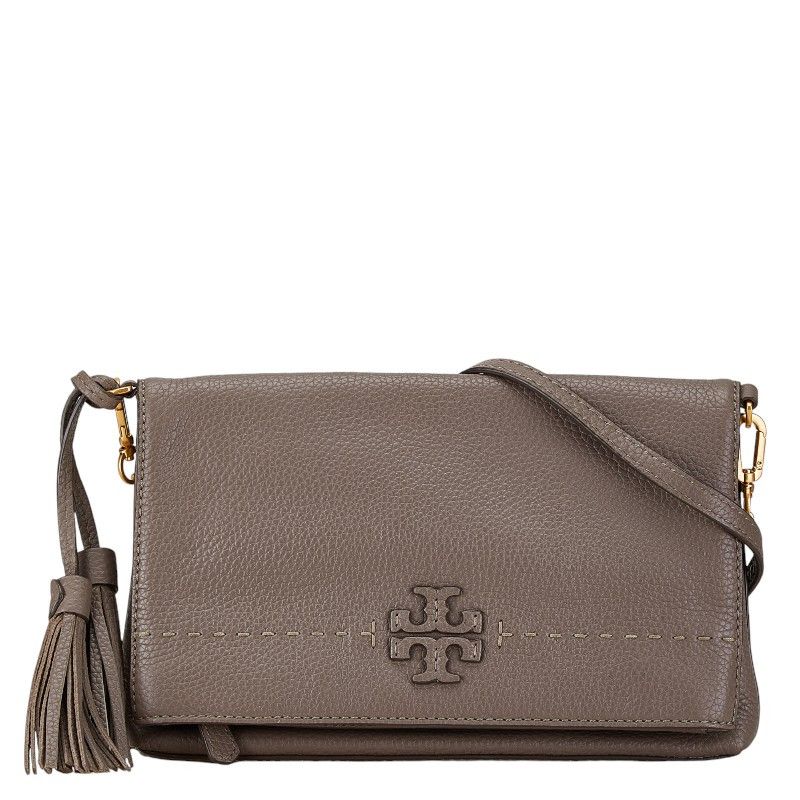Tory Burch Tory Burch Tory Burch Leather Tassel Chain Shoulder Bag Leather Shoulder Bag in Great Condition Size ONE SIZE - 1 Thumbnail
