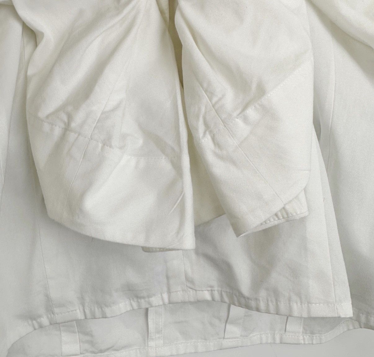 Celine Celine Women's White Stand Collar Designer Zip Shirt K12 Size XS / US 0-2 / IT 36-38 - 5 Thumbnail