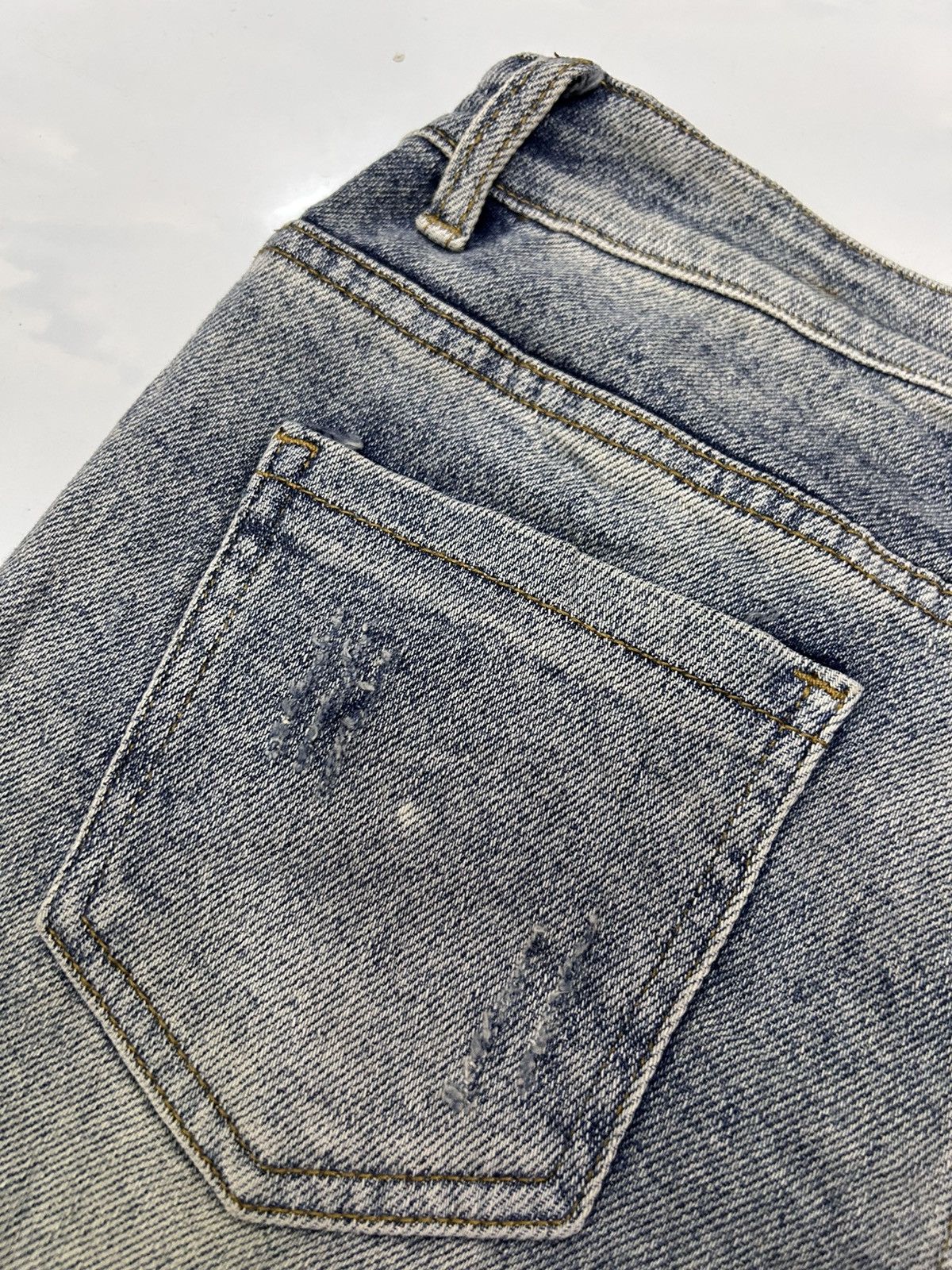 Japanese Brand × Vintage Vintage Japanese DSQ2 Punk Patchwork Style Denim Size US 28 / EU 44 - 13 Thumbnail