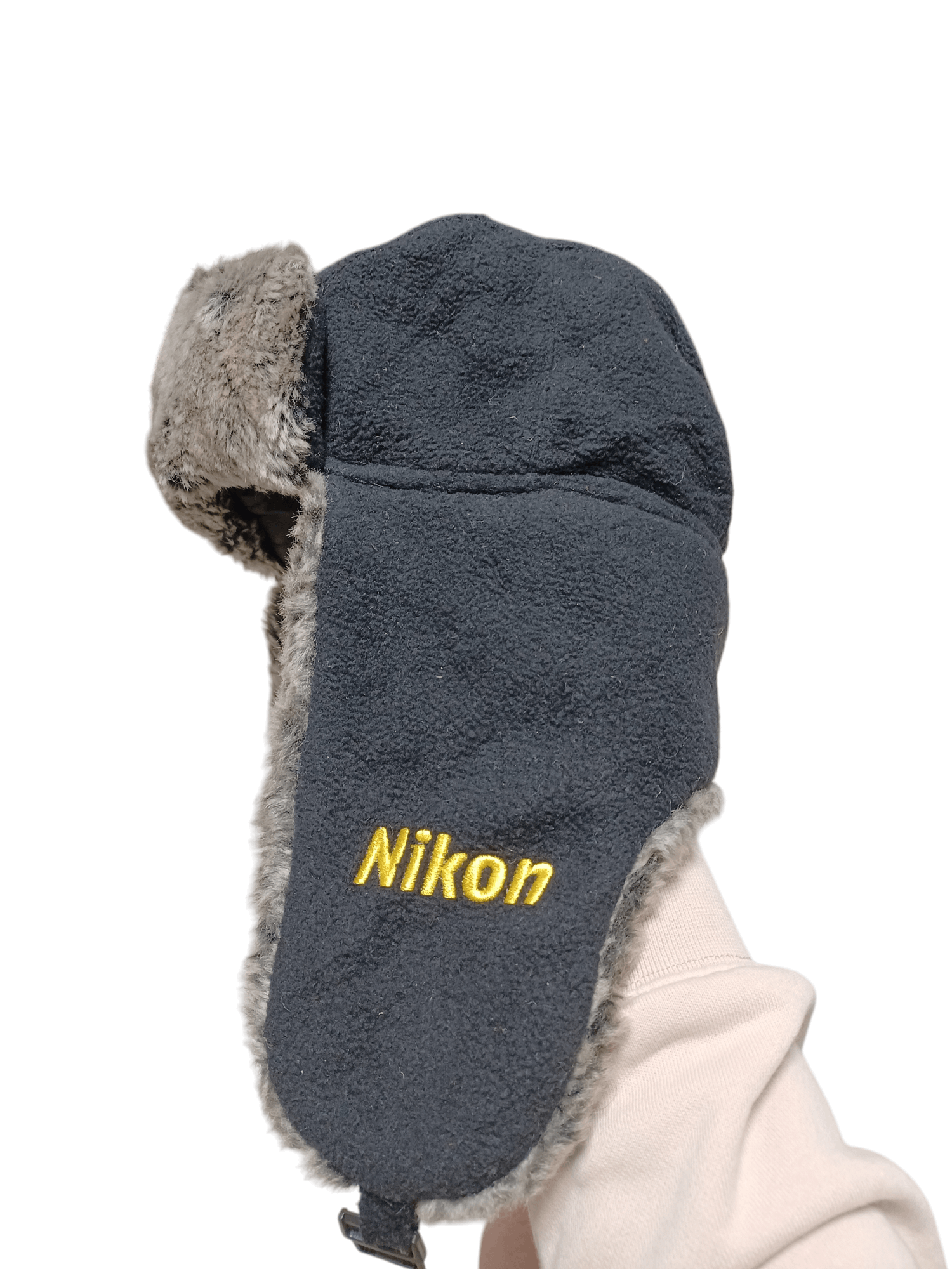 Nikon NIKON FAUX FUR EMBROIDERED 3 LOGOS FLEECE EAR HAT USHANKA Size ONE SIZE - 3 Thumbnail
