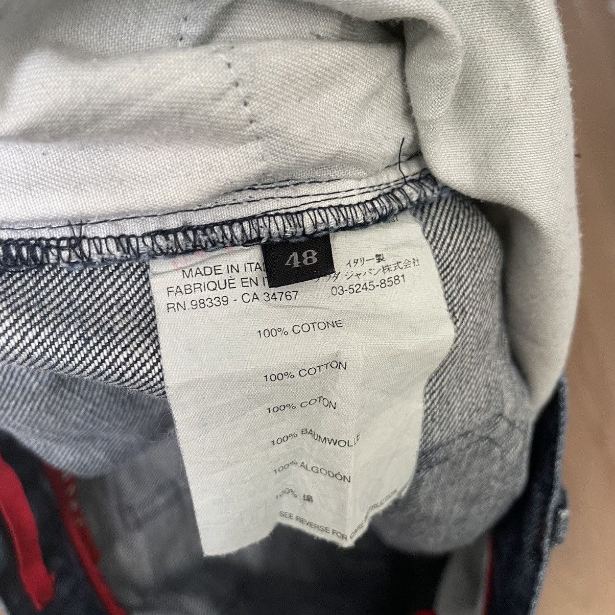 Prada Prada Red Tab Denim Jeans Size US 32 / EU 48 - 5 Thumbnail