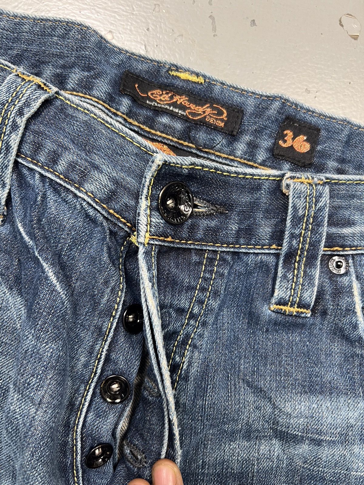 Ed Hardy × Vintage Vintage Edhardy denim Size US 36 / EU 52 - 5 Thumbnail