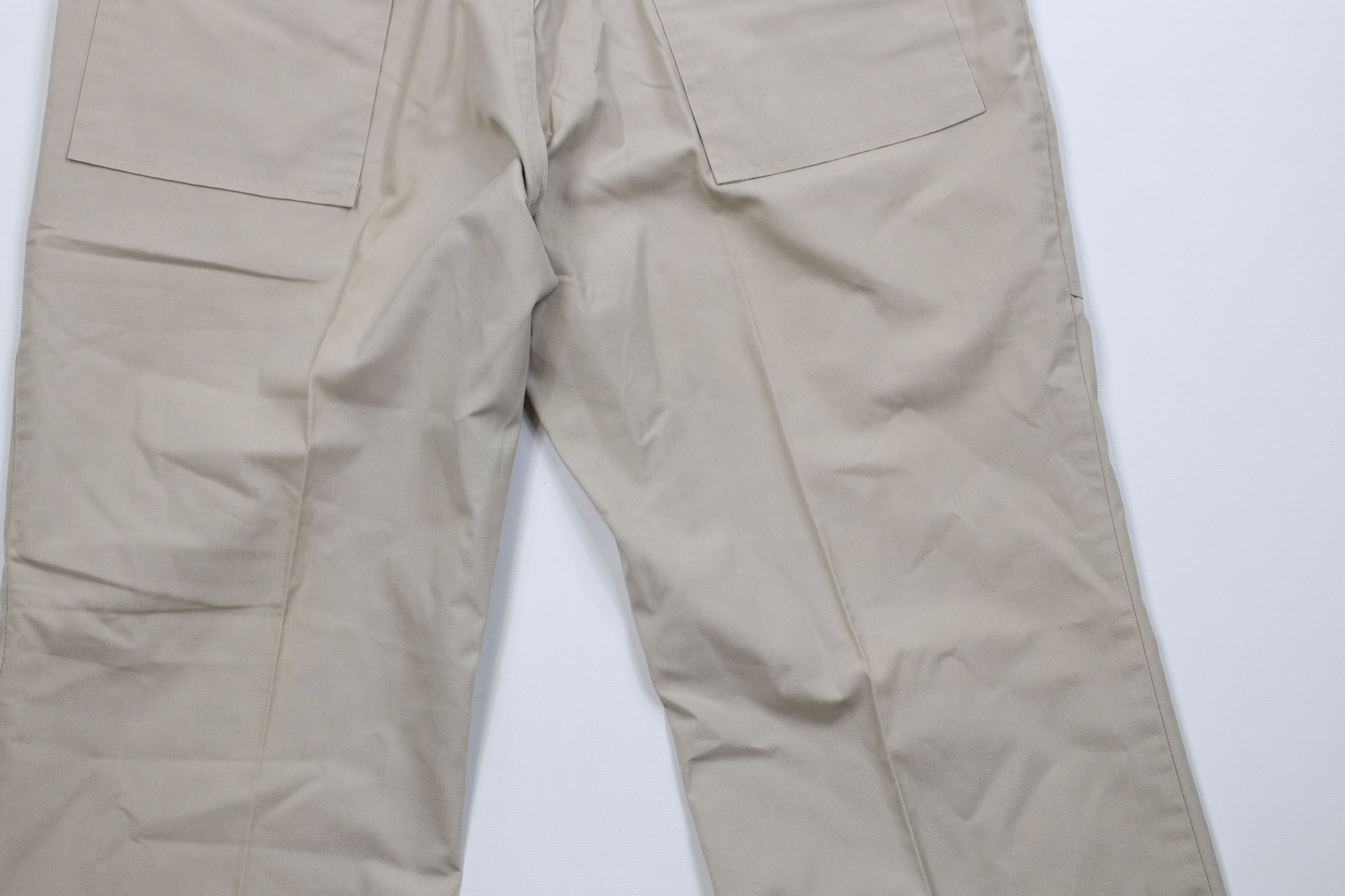 Woolrich Woolen Mills Vintage 70s Woolrich Flared Wide Leg Utility Pants Beige USA Size US 32 / EU 48 - 11 Thumbnail