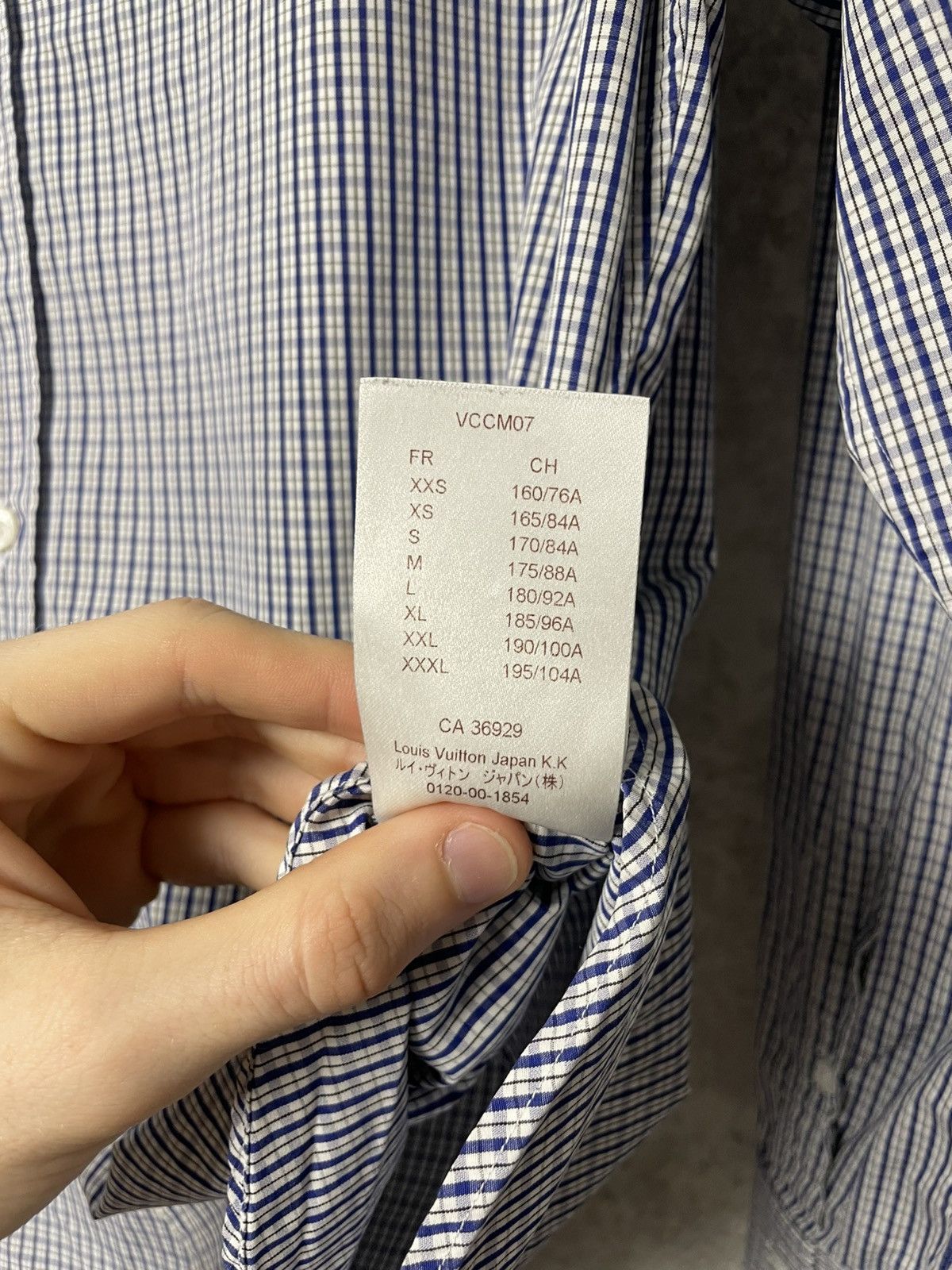 Louis Vuitton Louis Vuitton Checkered Logo Long Sleeve Shirt Size US M / EU 48-50 / 2 - 16 Thumbnail