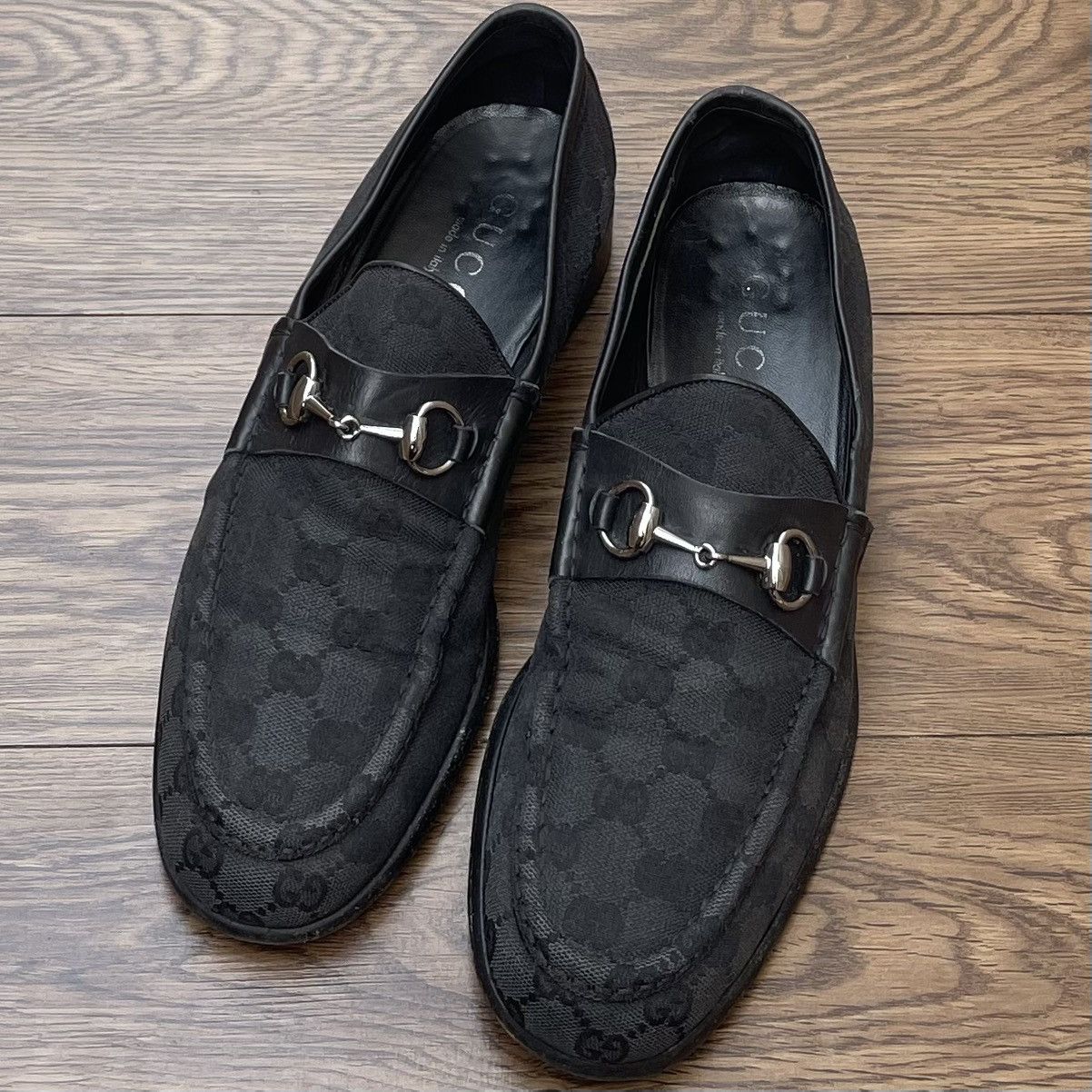 Gucci Gucci Monogram Horsebit Loafer Size US 10.5 / EU 43-44 - 2 Thumbnail