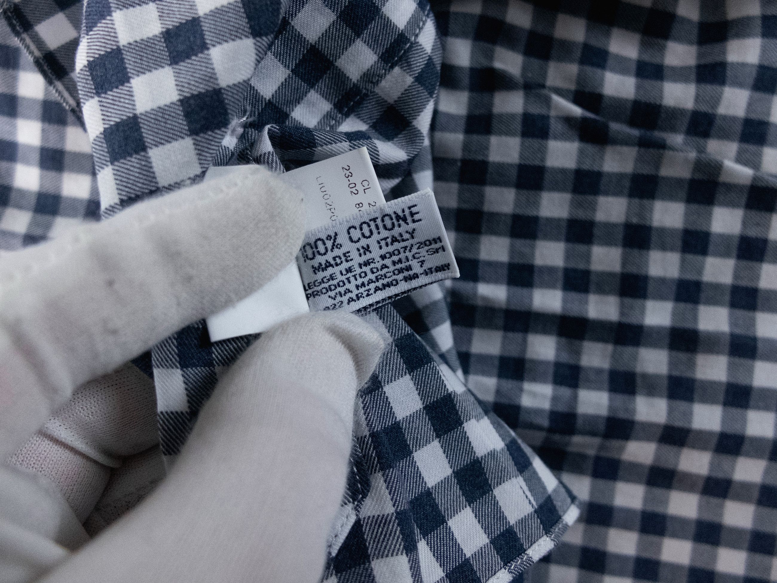Barba Napoli BARBA Napoli Dandy Life blue white flannel cotton shirt 39 Size US M / EU 48-50 / 2 - 4 Thumbnail