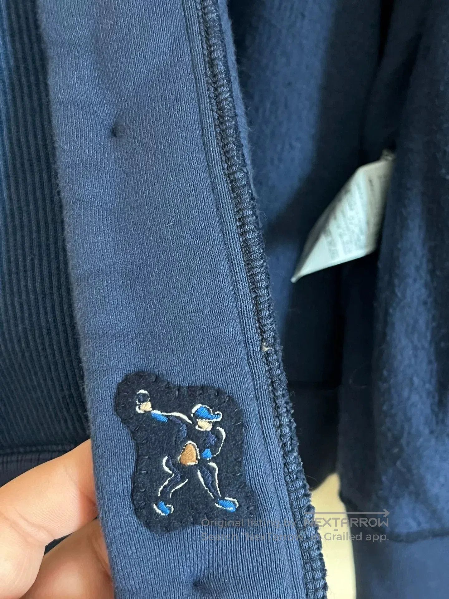 Porter Classic Porter Classic Blue Wool Baseball Jacket. Size US L / EU 52-54 / 3 - 8 Thumbnail