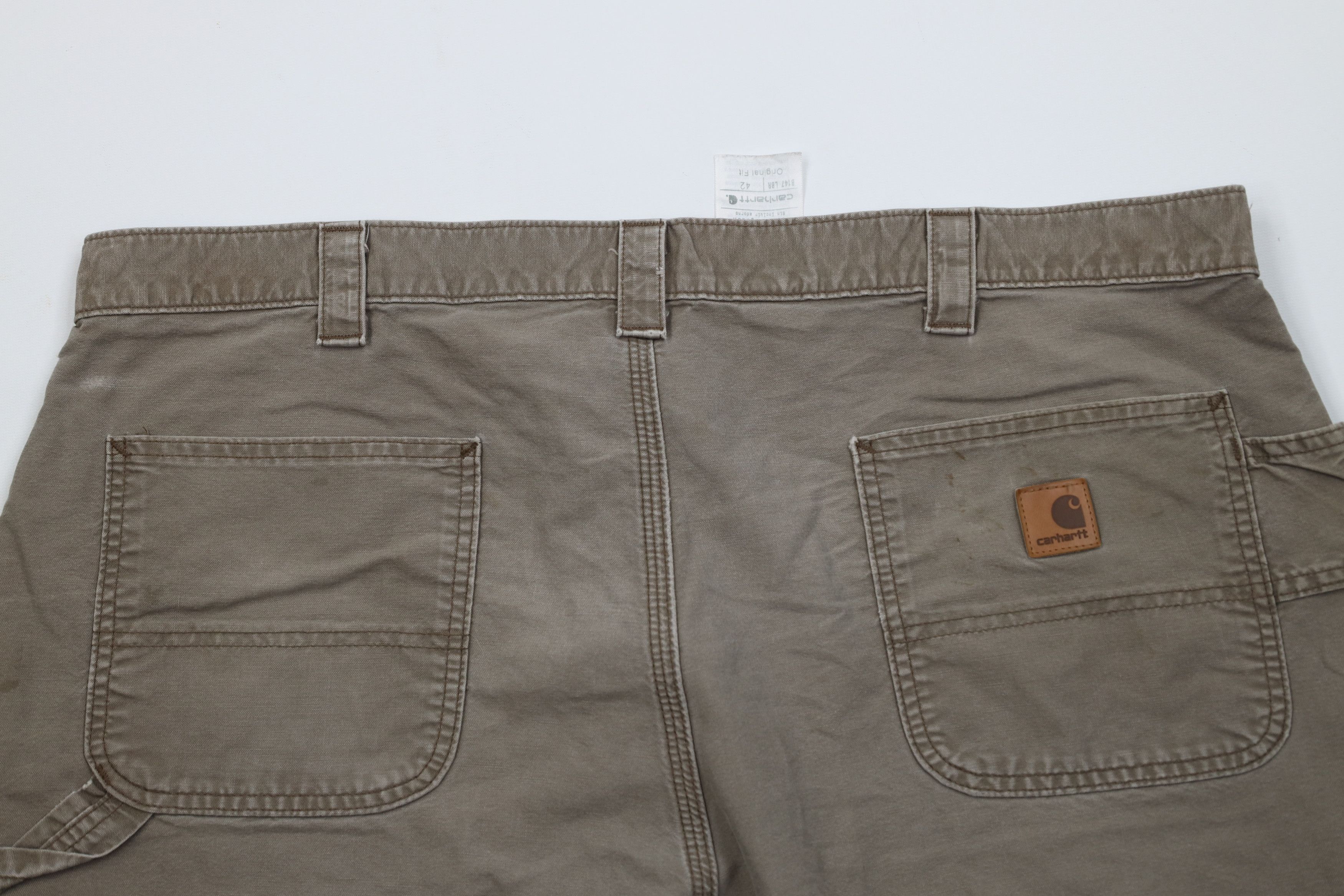 Carhartt Vintage Y2K Carhartt Spell Relaxed Fit Shorts Light Brown Size US 42 / EU 58 - 10 Thumbnail
