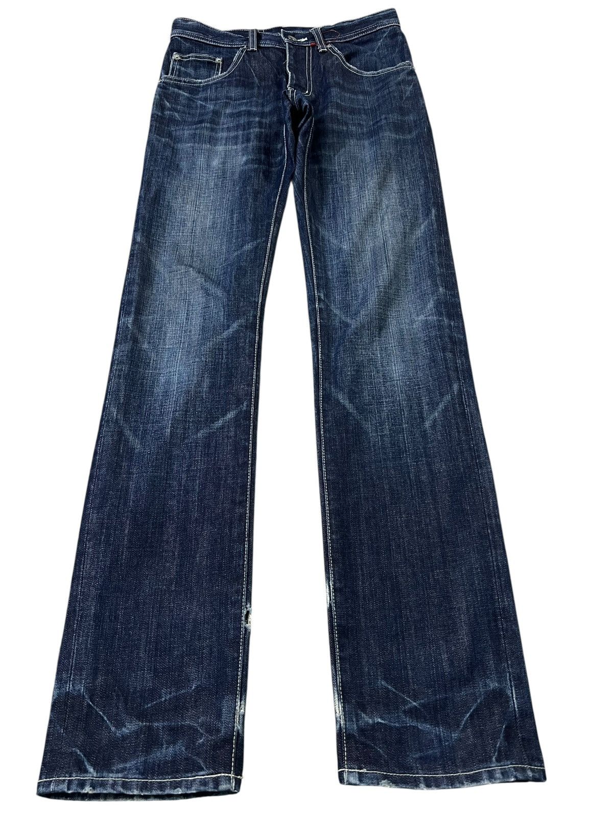 Issey Miyake 💥Vintage Tete Homme Issey Miyake Distress Jean Size US 28 / EU 44 - 1 Thumbnail
