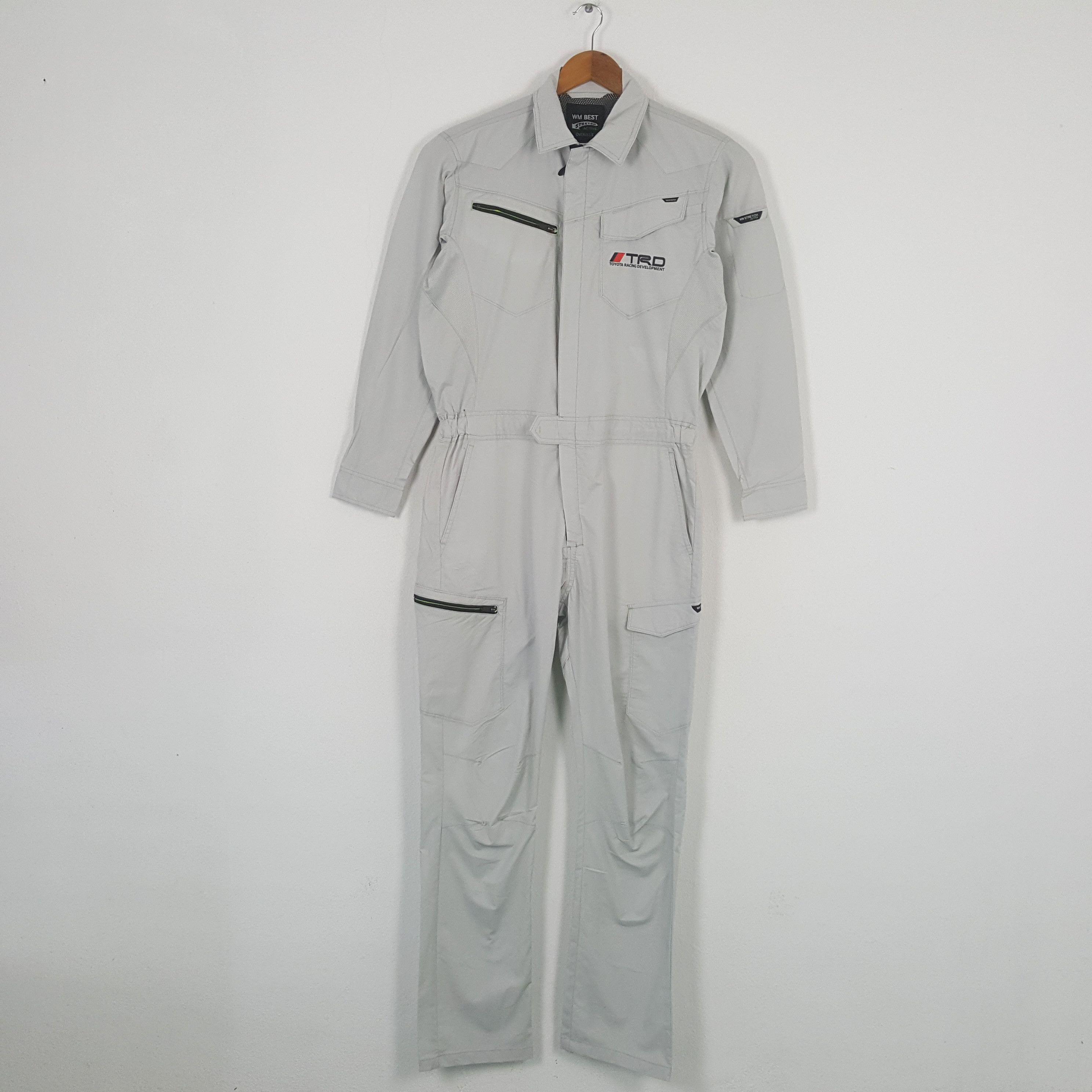 Japanese Brand × Vintage Vintage TRD TOYOTA RACING Team Japan Coverall Jacket C283N22 Size US M / EU 48-50 / 2 - 3 Thumbnail