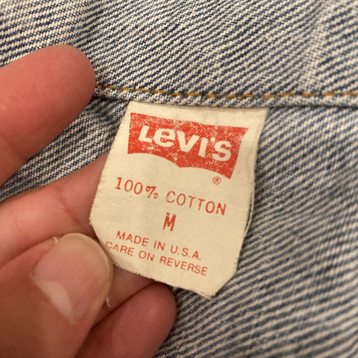 Levi's Vintage Clothing VTG Levi's Jacket Jean Denim Trucker 80's 70507 0214 Size US M / EU 48-50 / 2 - 8 Thumbnail