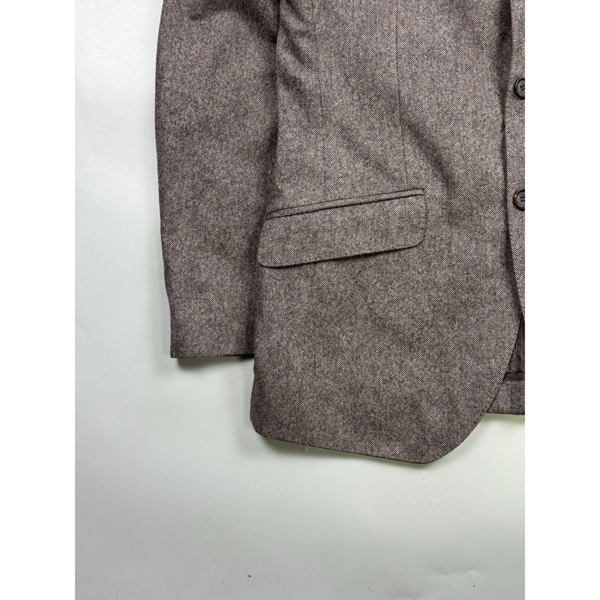 Hackett Hackett Wool Cashmere 3 Button Blazer (Y1228) Size 40R - 2 Thumbnail