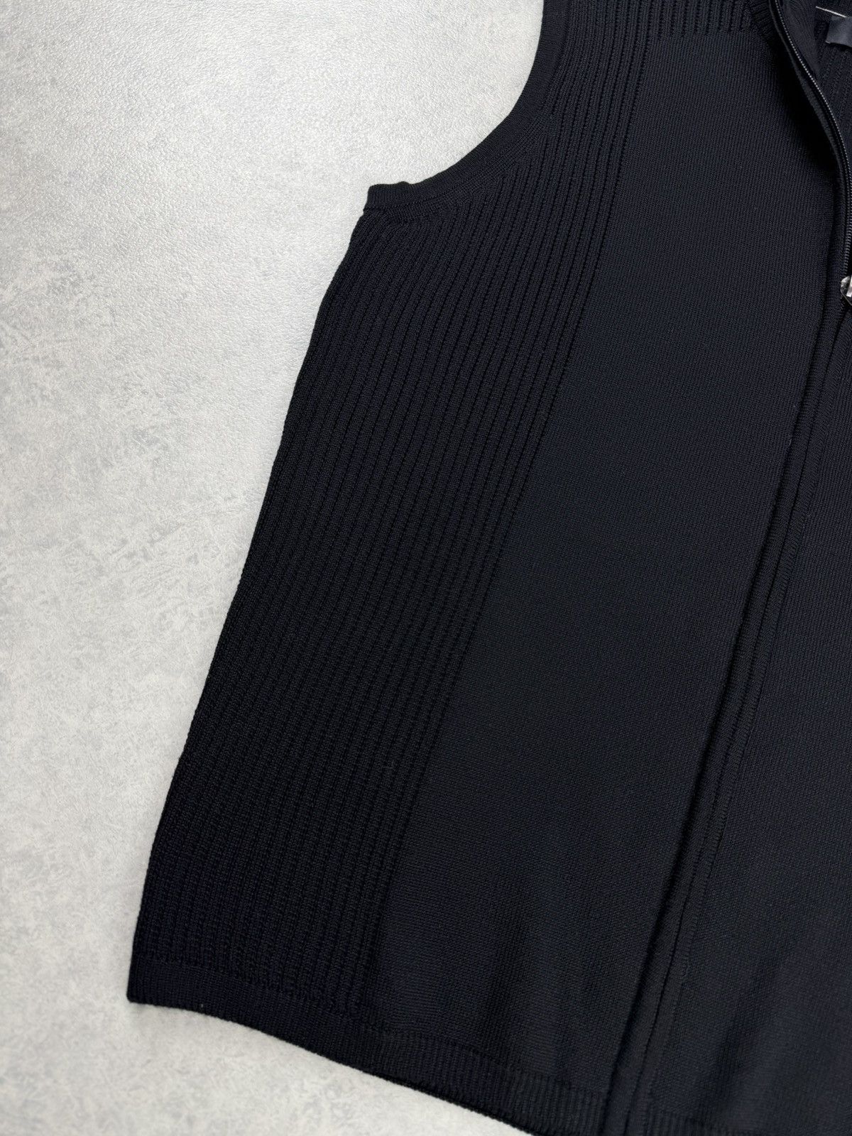 Other Montechiaro Merino Wool Zip Knit Vest Black Size 48 Size US M / EU 48-50 / 2 - 3 Thumbnail