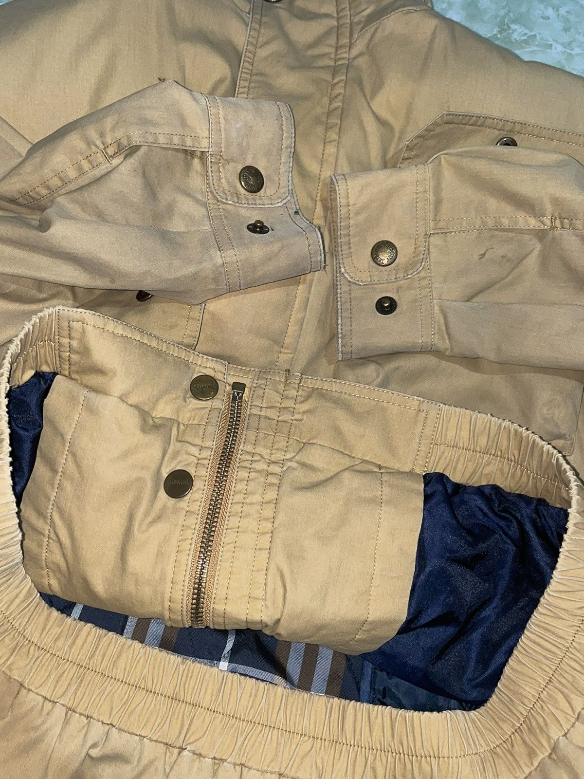 Burberry Vintage 90s Burberrys’ Light Bomber Jacket Size US L / EU 52-54 / 3 - 13 Thumbnail