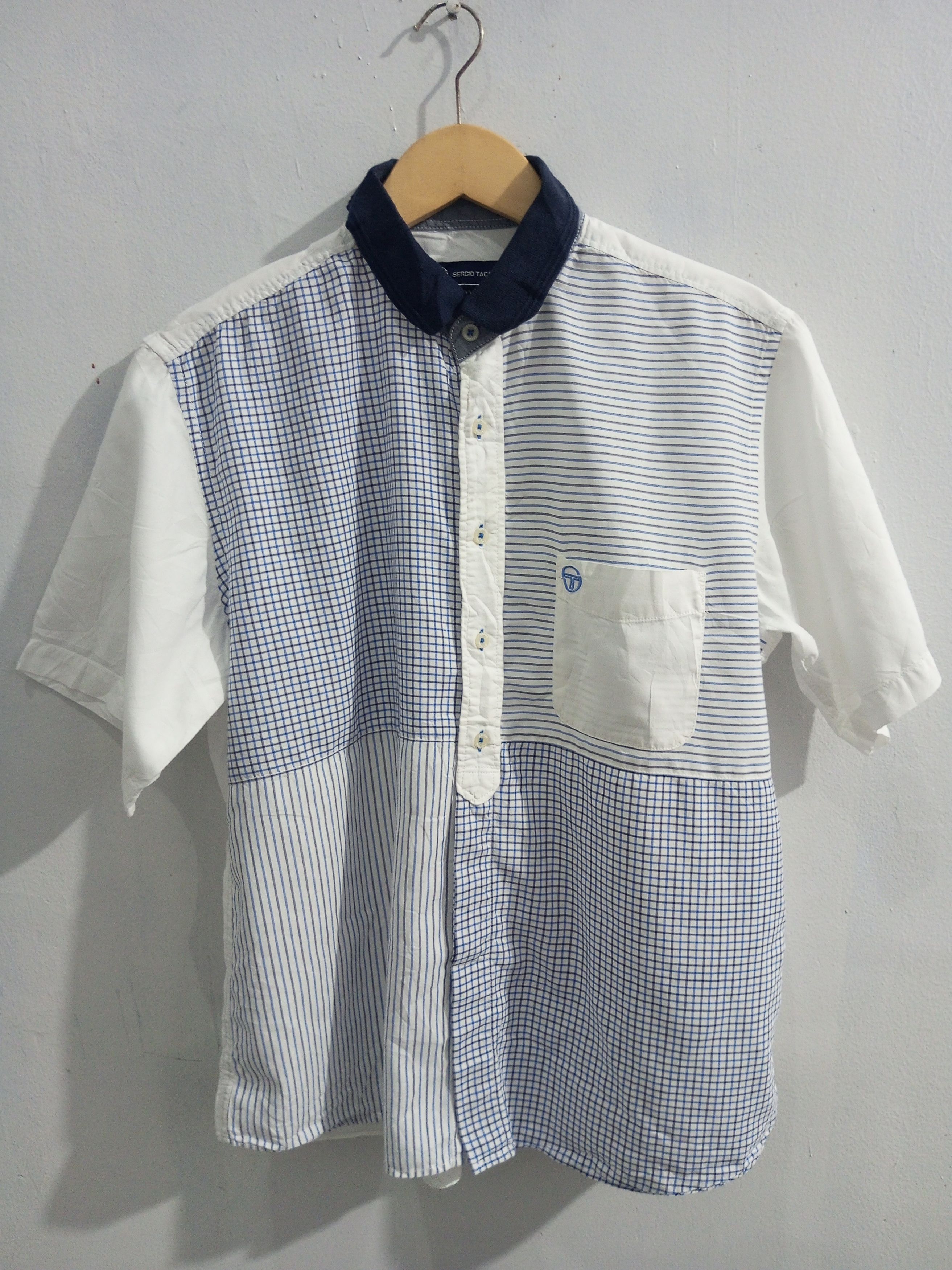 Sergio Tacchini Vintage sergio tacchini boxy shirt Size US L / EU 52-54 / 3 - 1 Thumbnail