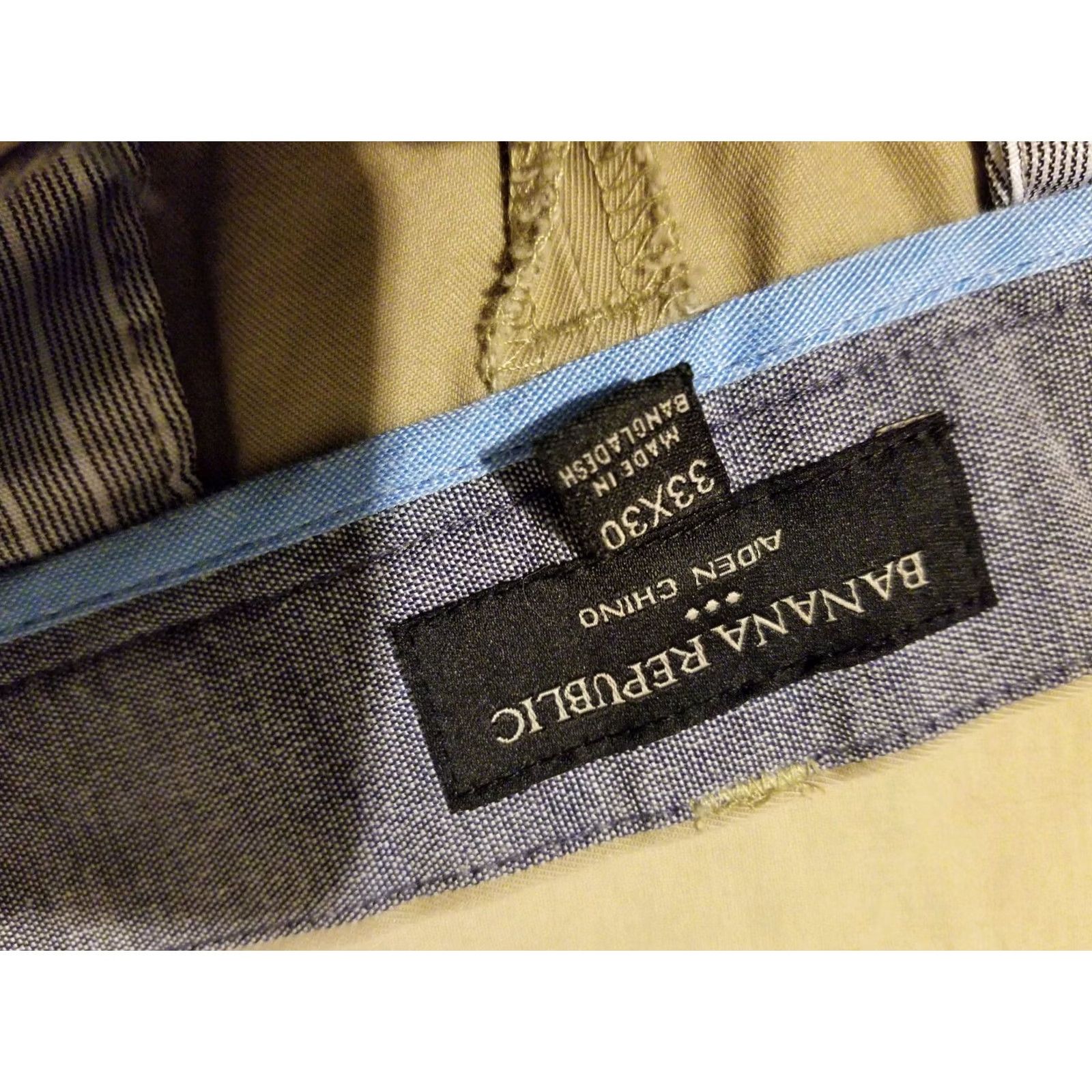 Banana Republic Banana Republic Chino Dress Pants Trouser Slack Khaki Cotton 33x30 34x30 Mens Size US 33 - 6 Thumbnail