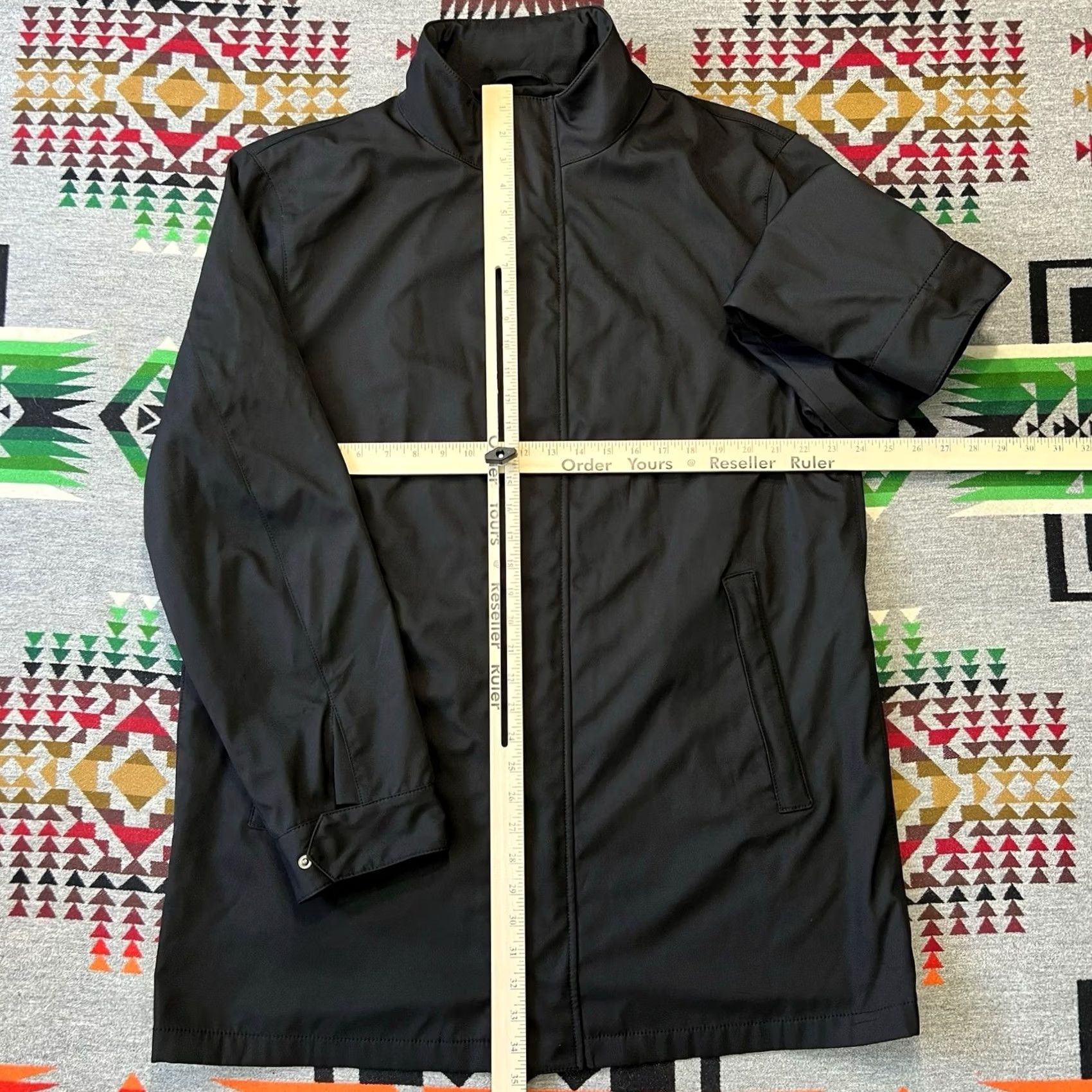 Armani Armani Collezioni Mens Car Coat Black Water Resistant Jacket Lined 46 Size US S / EU 44-46 / 1 - 3 Thumbnail