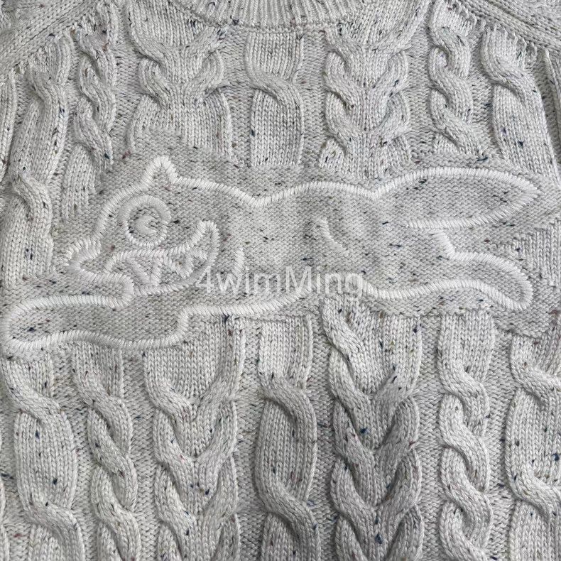 Billionaire Boys Club BC ICECREAM Candy Sprinkle Running Dog Cable Knit Sweater Q7 Size US M / EU 48-50 / 2 - 4 Thumbnail