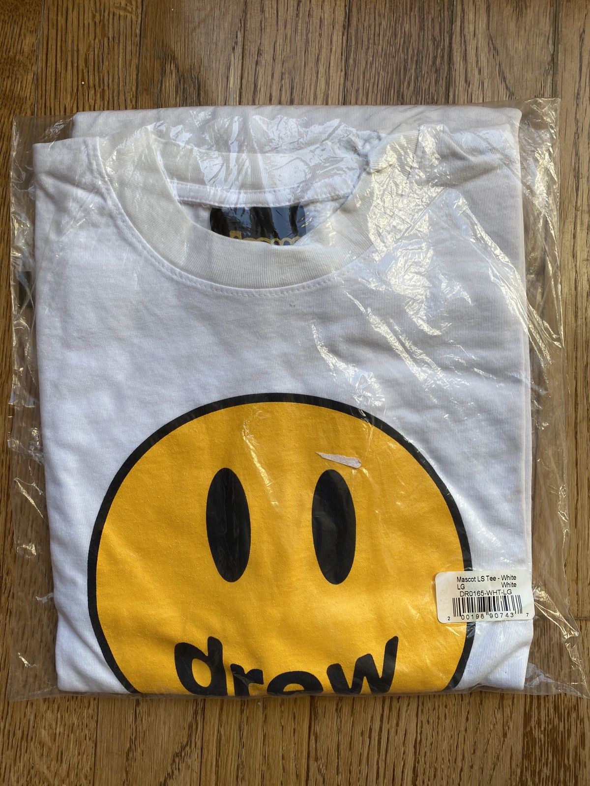Drew House × Justin Bieber × Vintage Original Drew House Smiley Mascot LS Tee Sz L Size US L / EU 52-54 / 3 - 9 Thumbnail