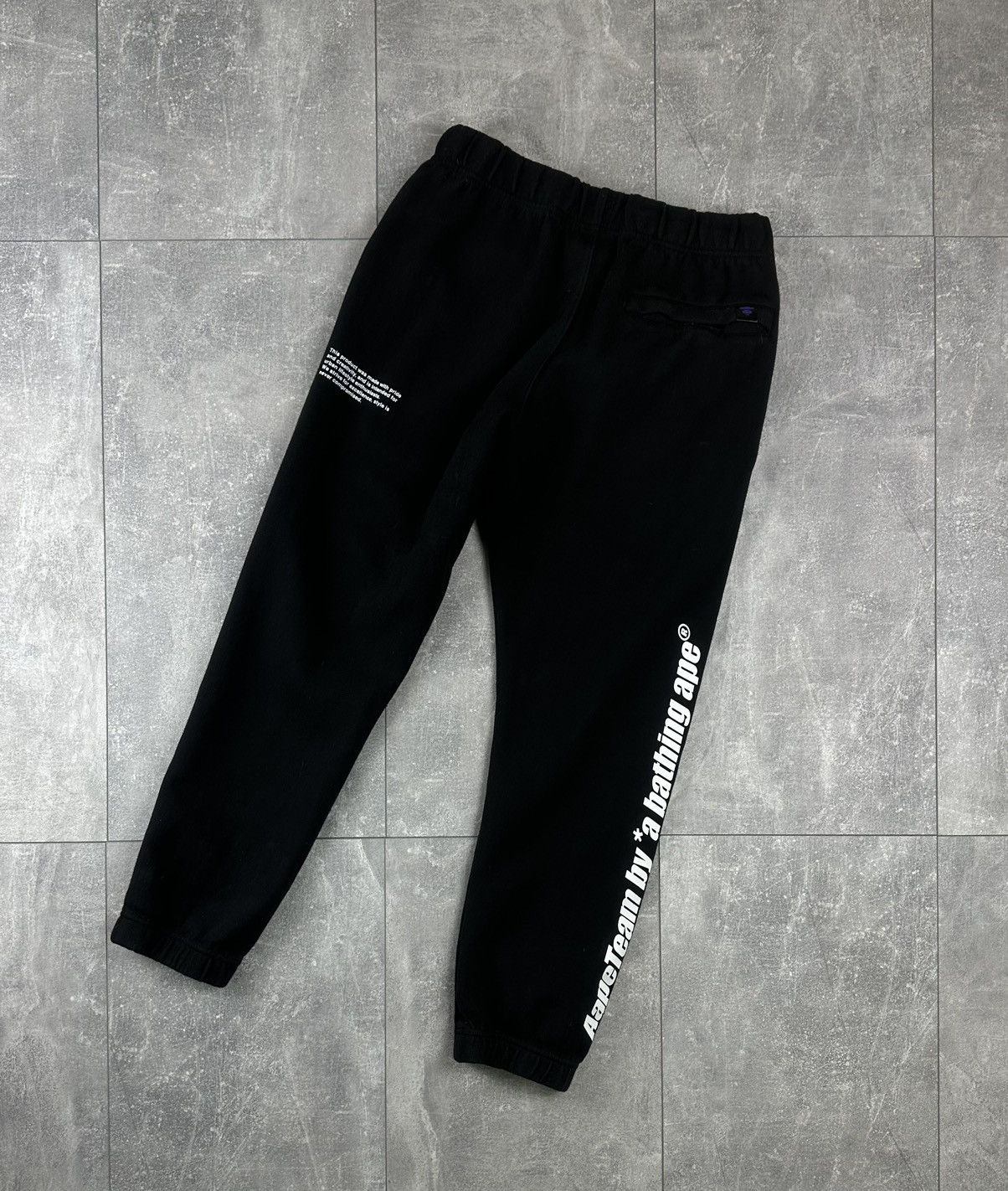 Bape Aape Team By A Bathing Ape Mens Sweatpants Jogger Size US 30 / EU 46 - 9 Thumbnail
