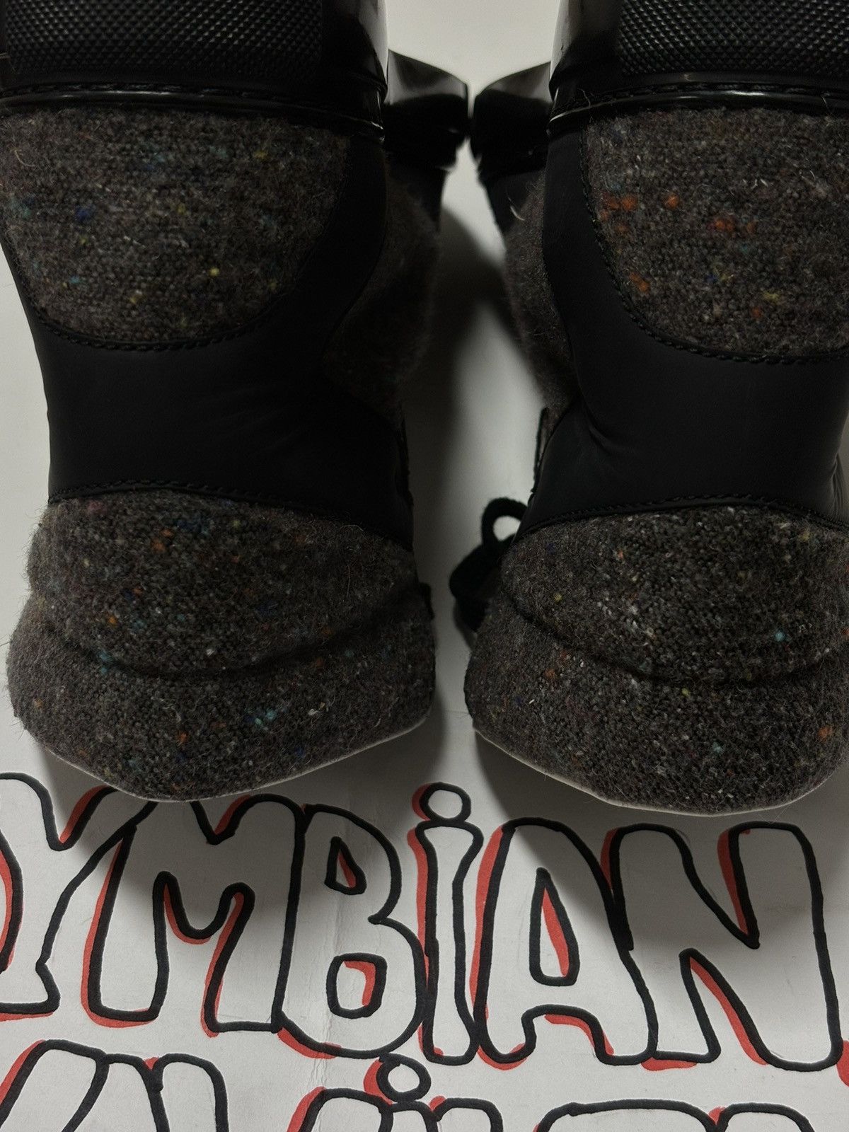 Balenciaga Paris Tweed Mix Fabric Italy Lace-Up Sneakers Trainers Arena Size US 7.5 / EU 40-41 - 16 Thumbnail