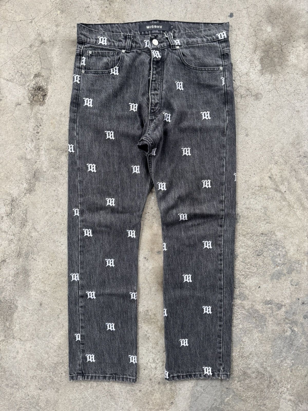 Misbhv MISBHV embroidery logo jeans Size US 30 / EU 46 - 2 Thumbnail