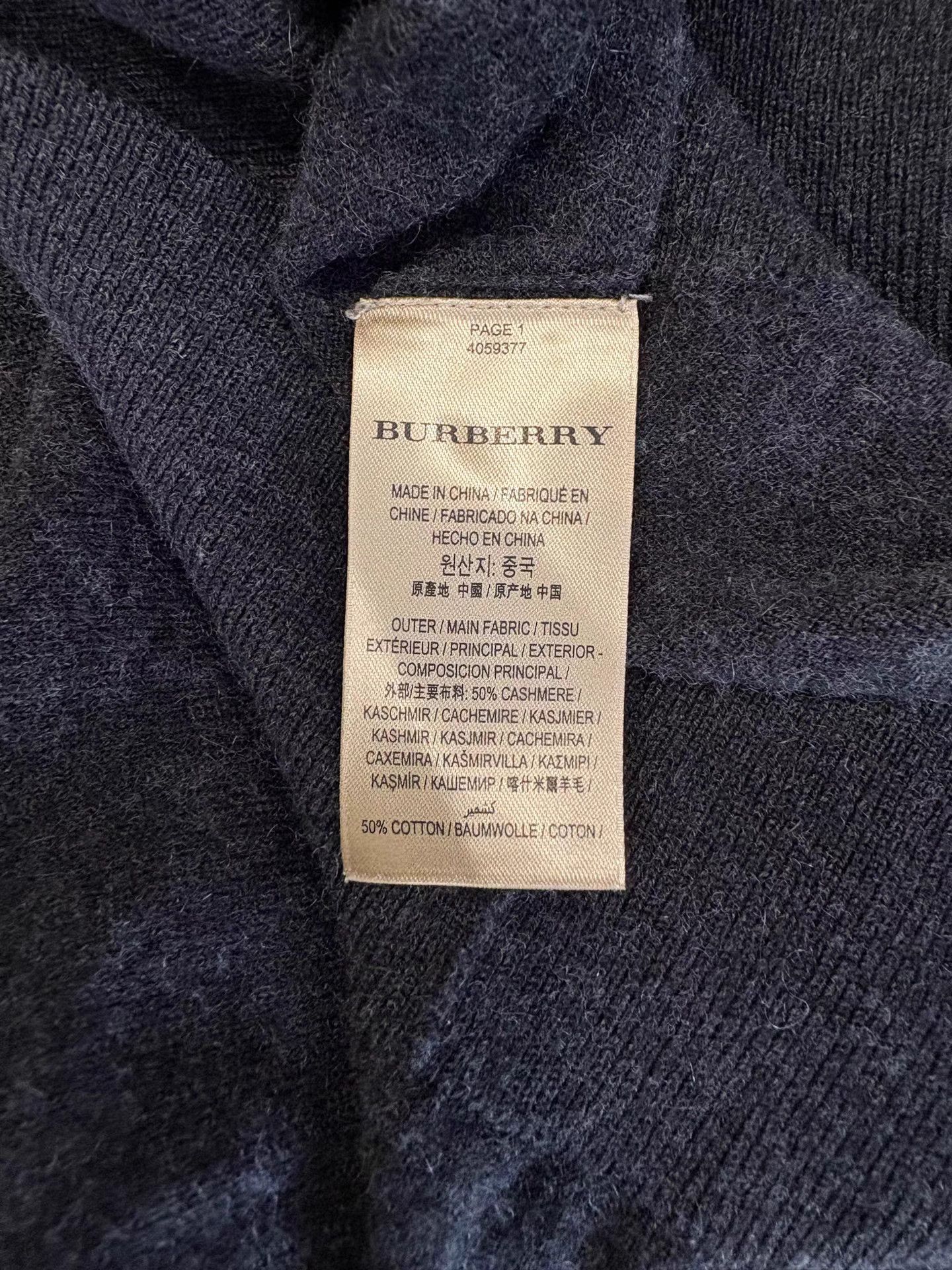 Burberry BURBERRY Wool Half-Zip Sweater K1 Size US S / EU 44-46 / 1 - 4 Thumbnail