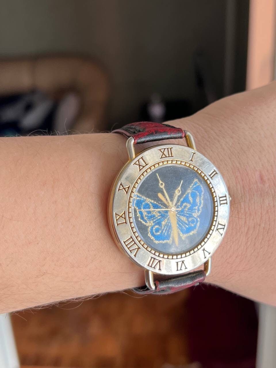 Japanese Brand × Vintage Vintage Butterfly 🦋 Big 90s Japanese style futuristic Watch Size ONE SIZE - 3 Thumbnail