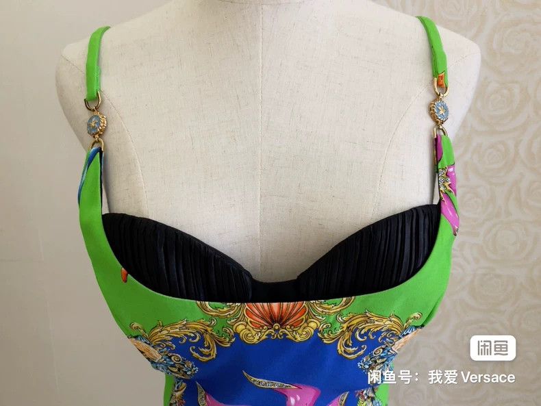 Versace Versace Three-dimensional bandeau camisole dress Size M / US 6-8 / IT 42-44 - 2 Thumbnail