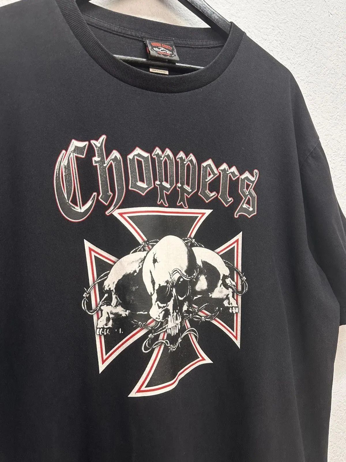 Harley Davidson Vintage USA Faded Y2K Black Logo Skull Streetwear Size US XL / EU 56 / 4 - 6 Thumbnail