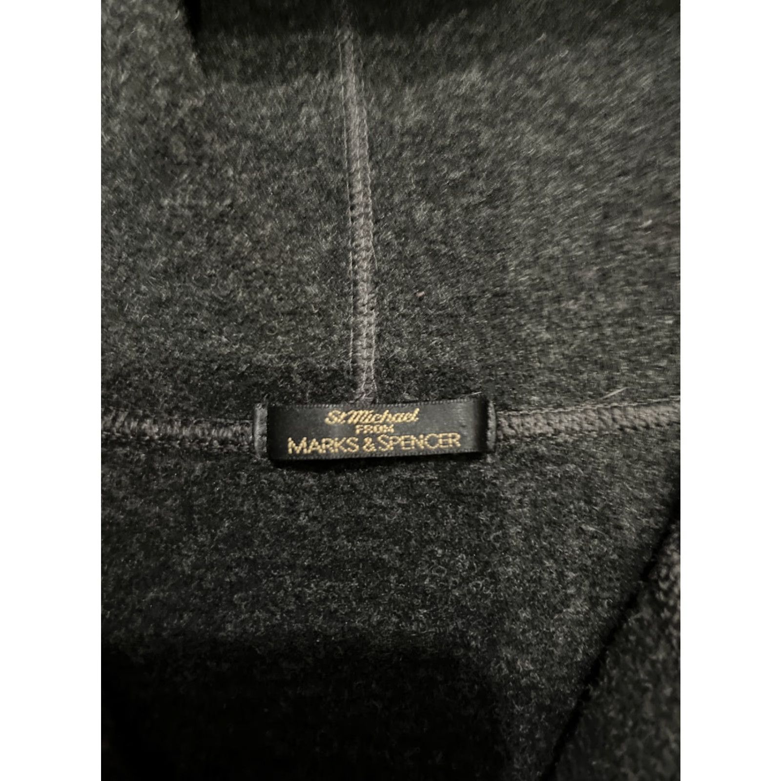 Marks & Spencer VINTAGE ST MICHAEL M&S Hoodie Full Zip Grey Marl Size 16 Womens Size XXL / US 16-18 / IT 52-54 - 3 Thumbnail