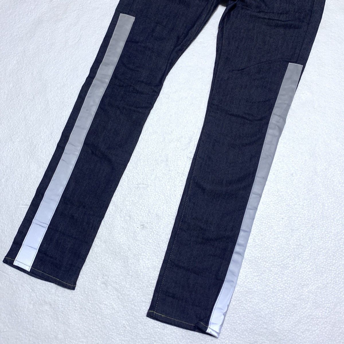 Comme des Garcons × Junya Watanabe Junya Watanabe CDG Men Reflective Denim Pants 👖 Size US 32 / EU 48 - 7 Thumbnail