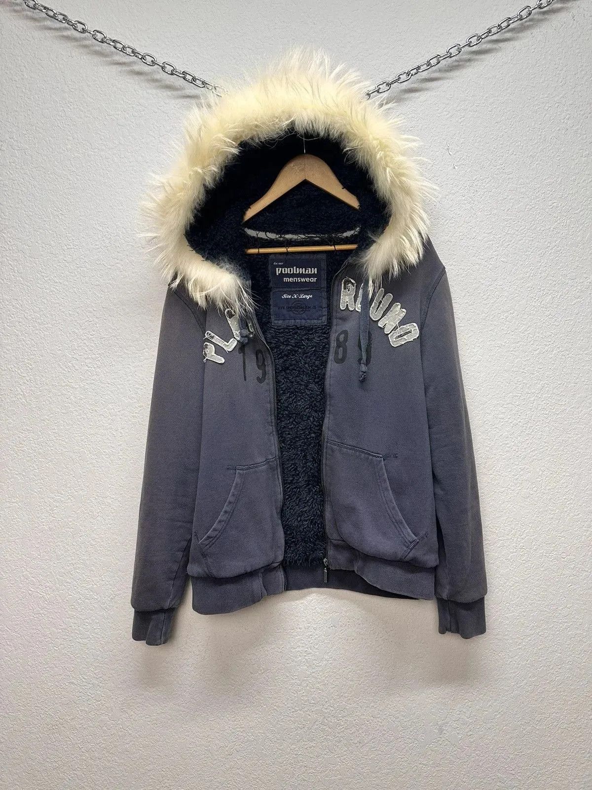 Vintage Vintage Faded Ifsixwasnine Distressed japan Avantgarde Fur Size US XL / EU 56 / 4 - 17 Thumbnail