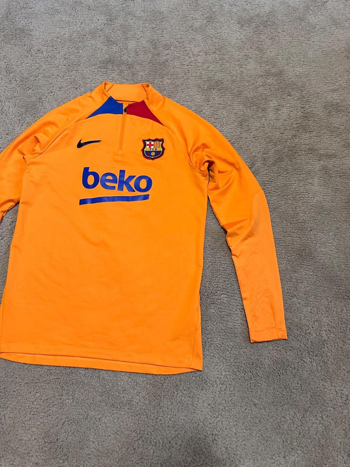 Nike Nike Barcelona 2022/23 1/4 Zip Training Top Sz M Size US M / EU 48-50 / 2 - 3 Thumbnail