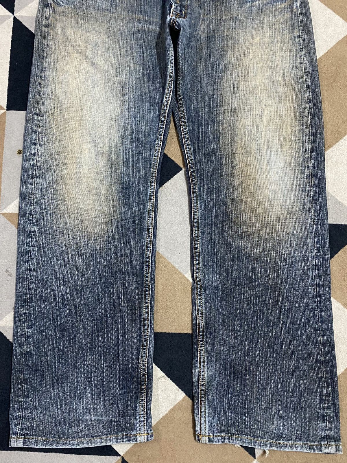 Japanese Brand Vintage Japanese Brands Mud Wash Distressed Loose Jeans Size US 36 / EU 52 - 5 Thumbnail