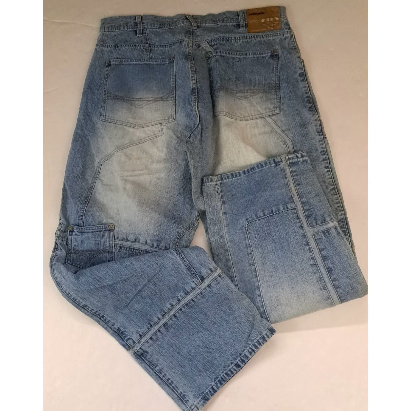 Pelle Pelle VINTAGE Pelle Pelle Mens Pants Blue 40-34 Cargo Inseam 34 Size US 40 / EU 56 - 8 Thumbnail