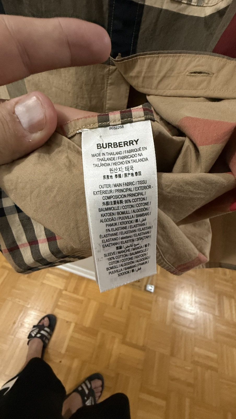 Burberry BURBERRY Long Sleeve Shirt Size US S / EU 44-46 / 1 - 8 Thumbnail