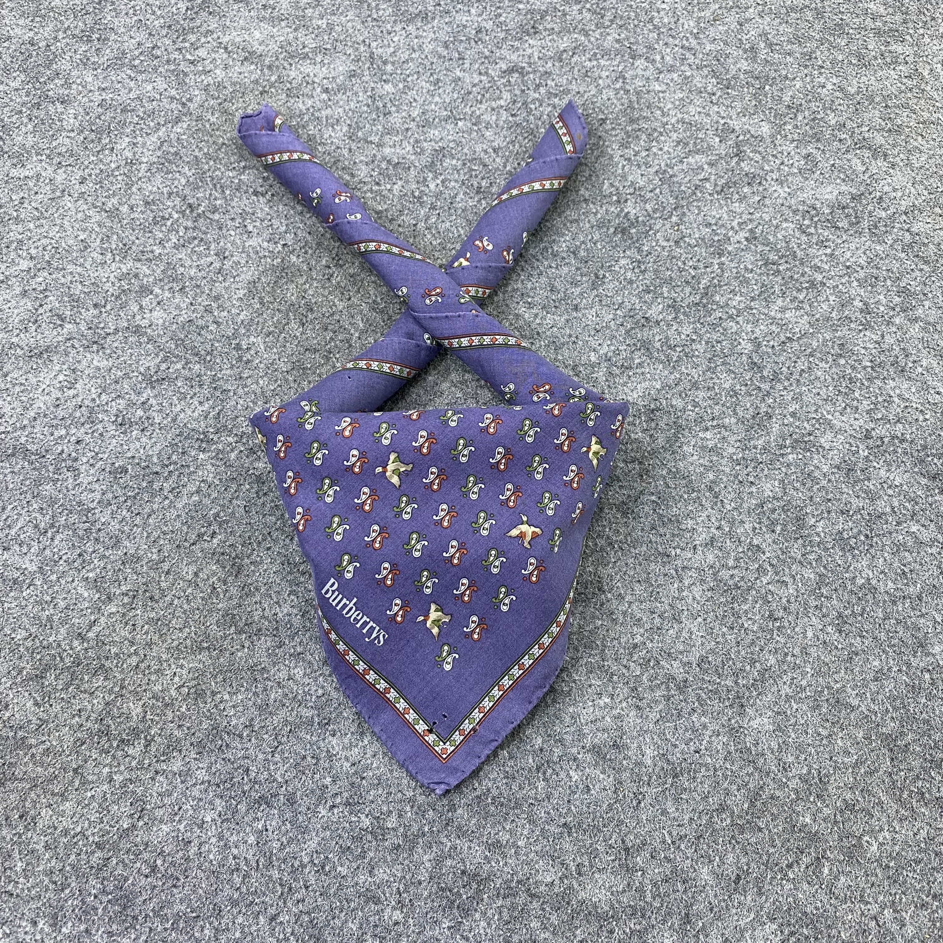 Burberry Burberry Handkerchief Neckerchief Bandana-B1981 Size ONE SIZE - 2 Thumbnail