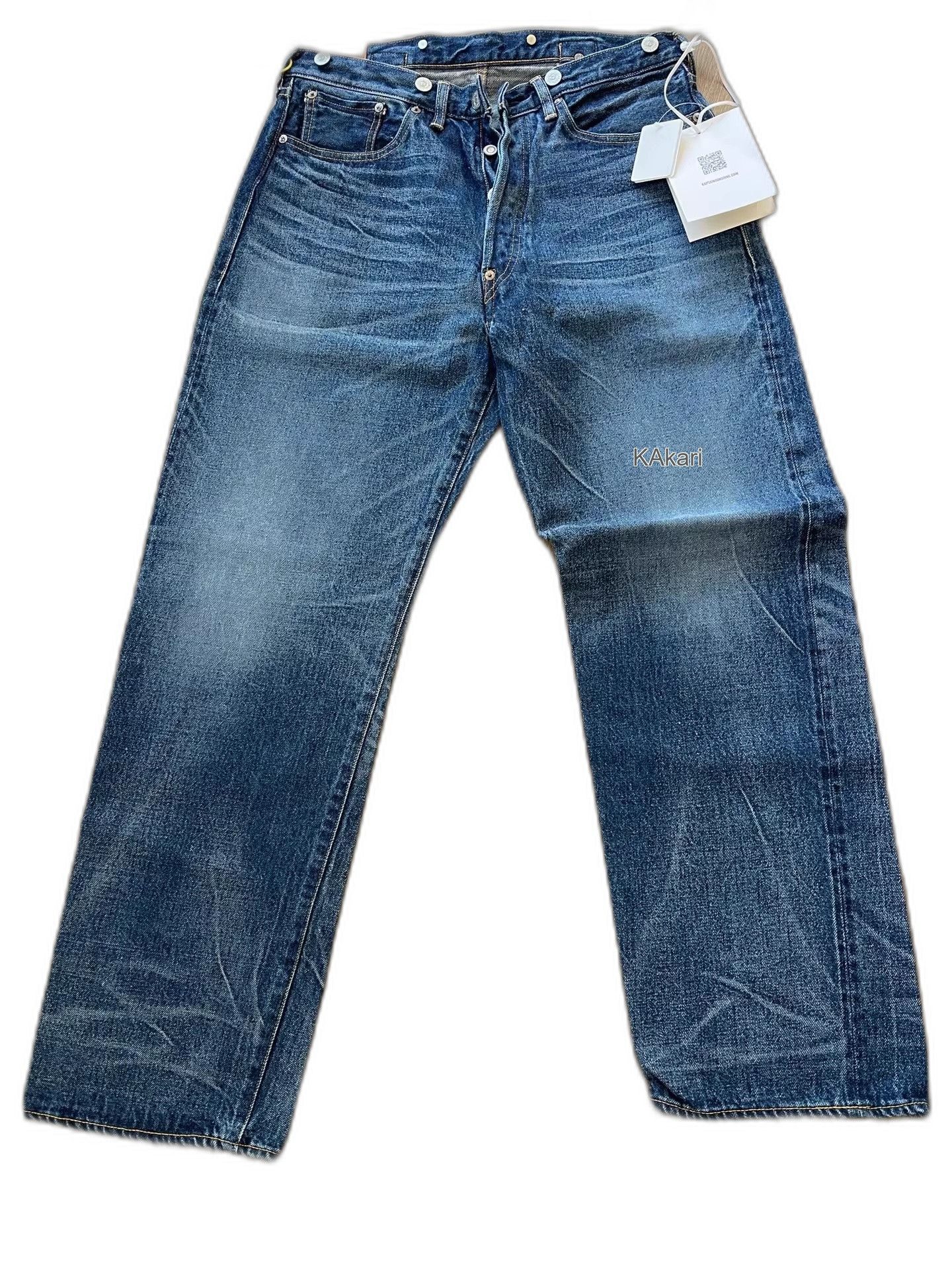Kapital KAPTAIN SUNSHINE 1930 Straight Denim Jeans Size US 32 / EU 48 - 1 Thumbnail