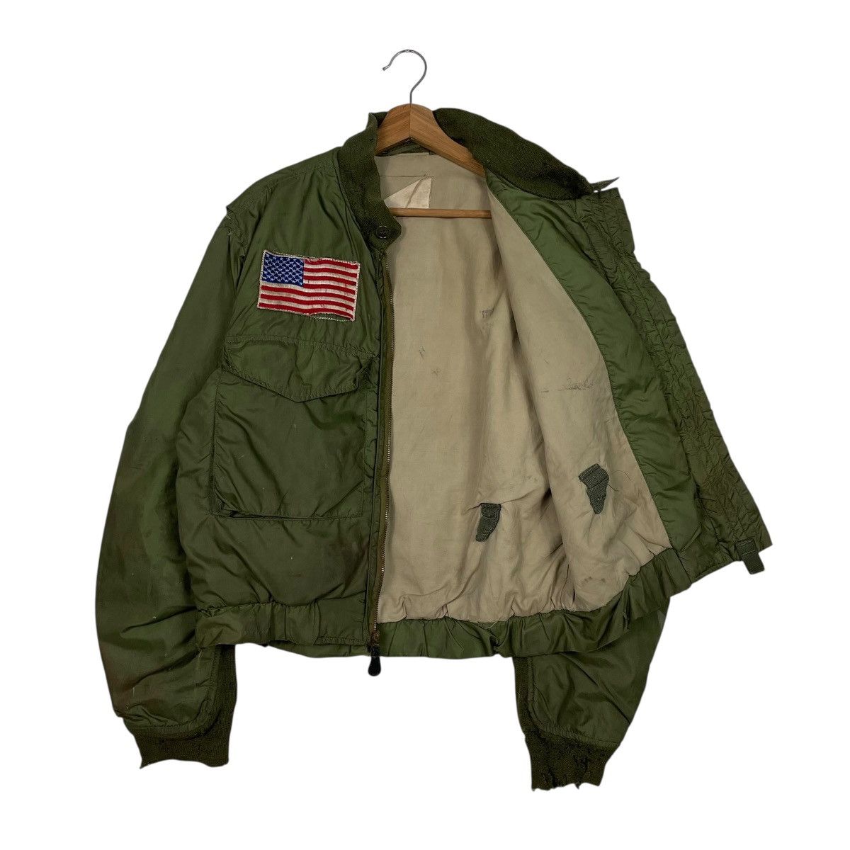 Vintage Vintage 50s USAF Military WEP Flight Jacket Size US L / EU 52-54 / 3 - 9 Thumbnail