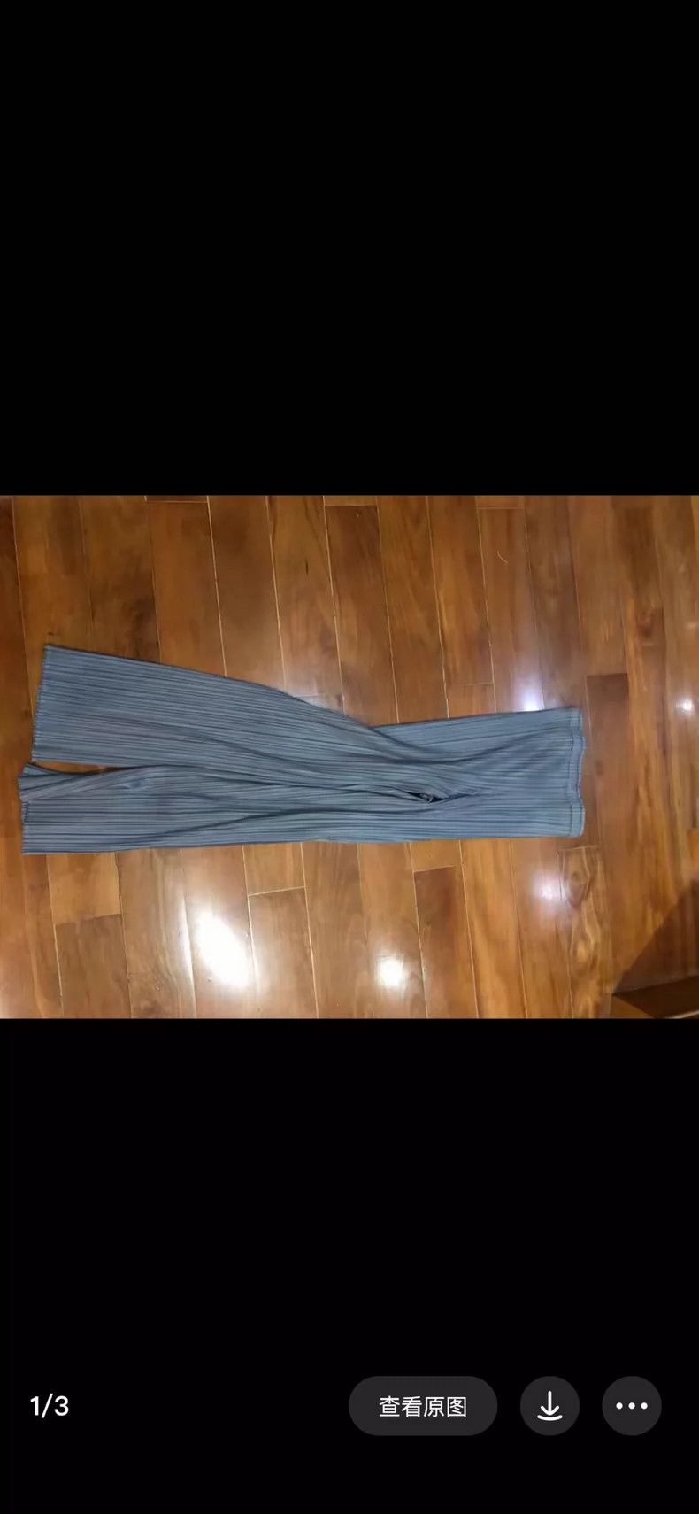 Issey Miyake Issey Miyake size:1 Dark grey pleated pants Size 42" / US 20 - 1 Thumbnail