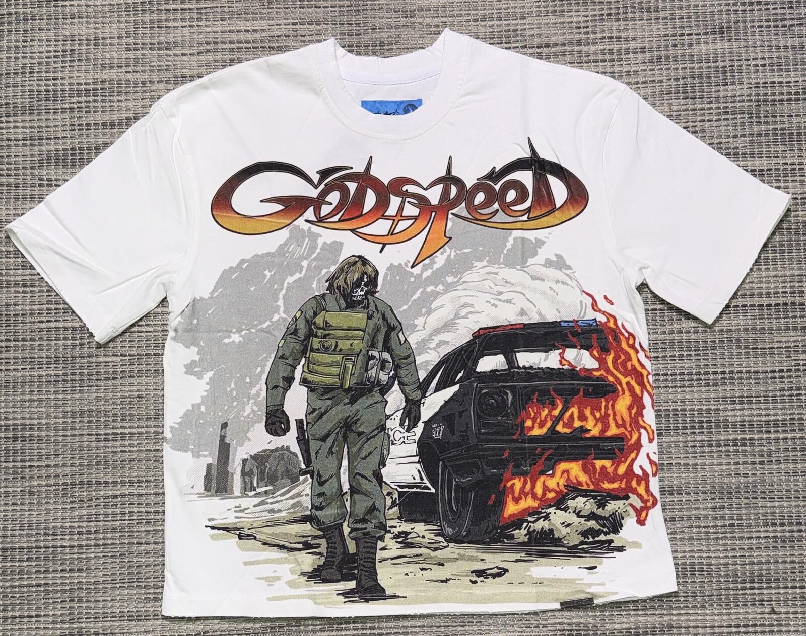 Godspeed Godspeed Khaos Tee (White) Size US M / EU 48-50 / 2 - 1 Thumbnail