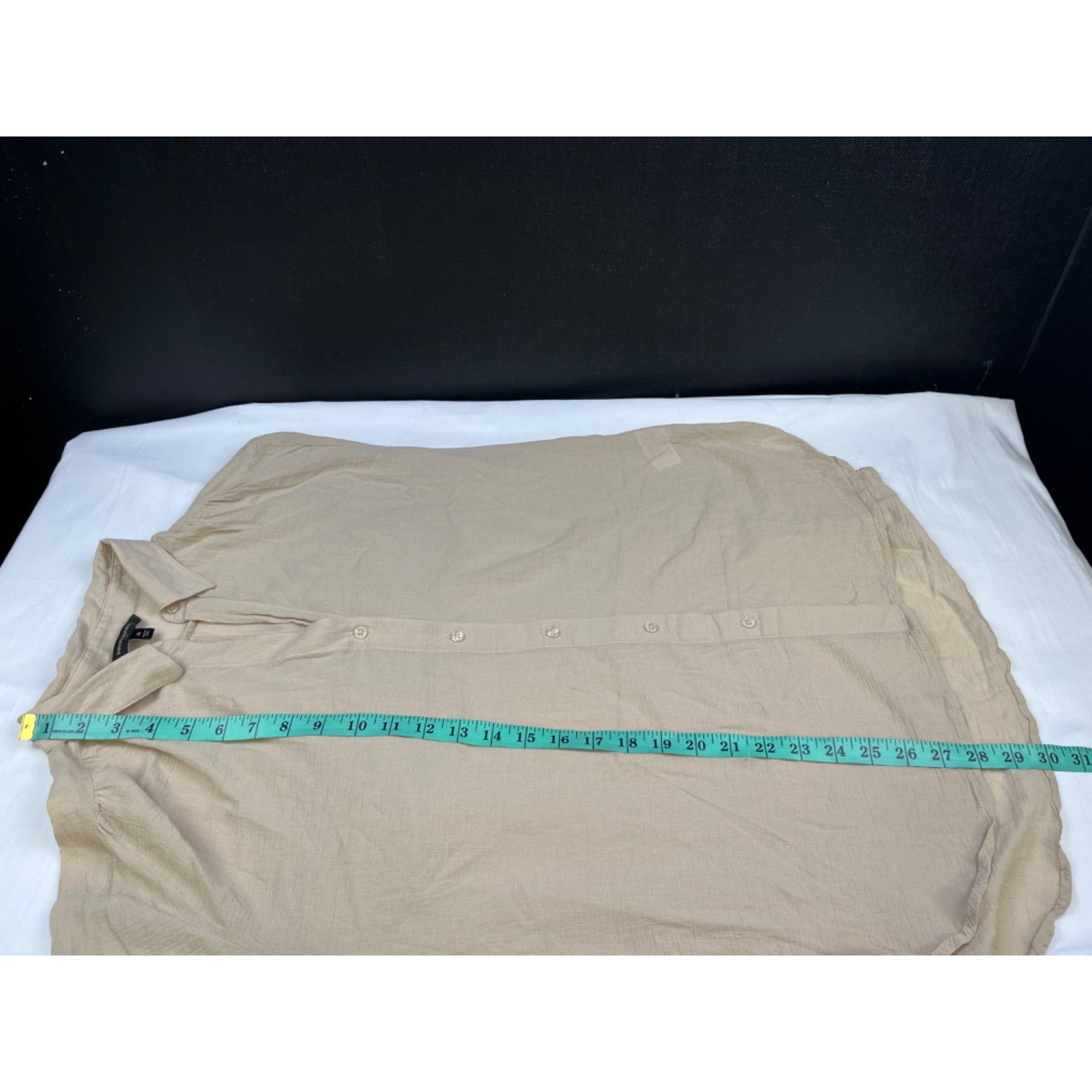 Banana Republic Banana Republic Women's Tan Oversized Shirt/Button Up SzM SK Size M / US 6-8 / IT 42-44 - 10 Thumbnail