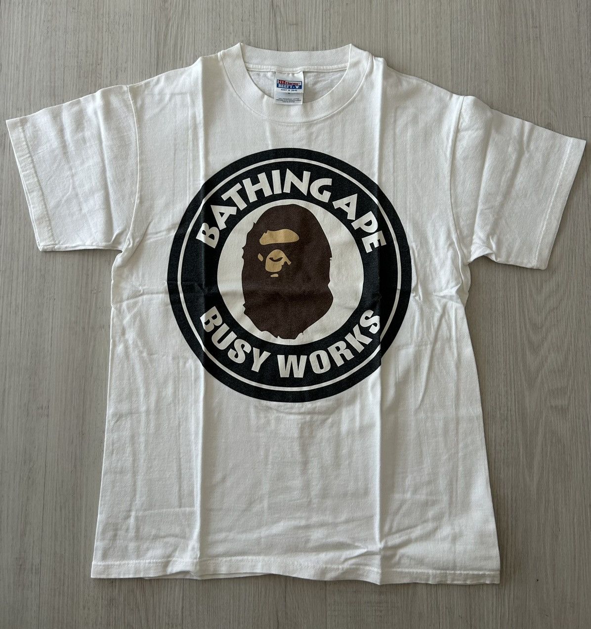 Bape VERY RARE 1998 A BATHING APE BUSY WORKS TEE Size US M / EU 48-50 / 2 - 1 Thumbnail