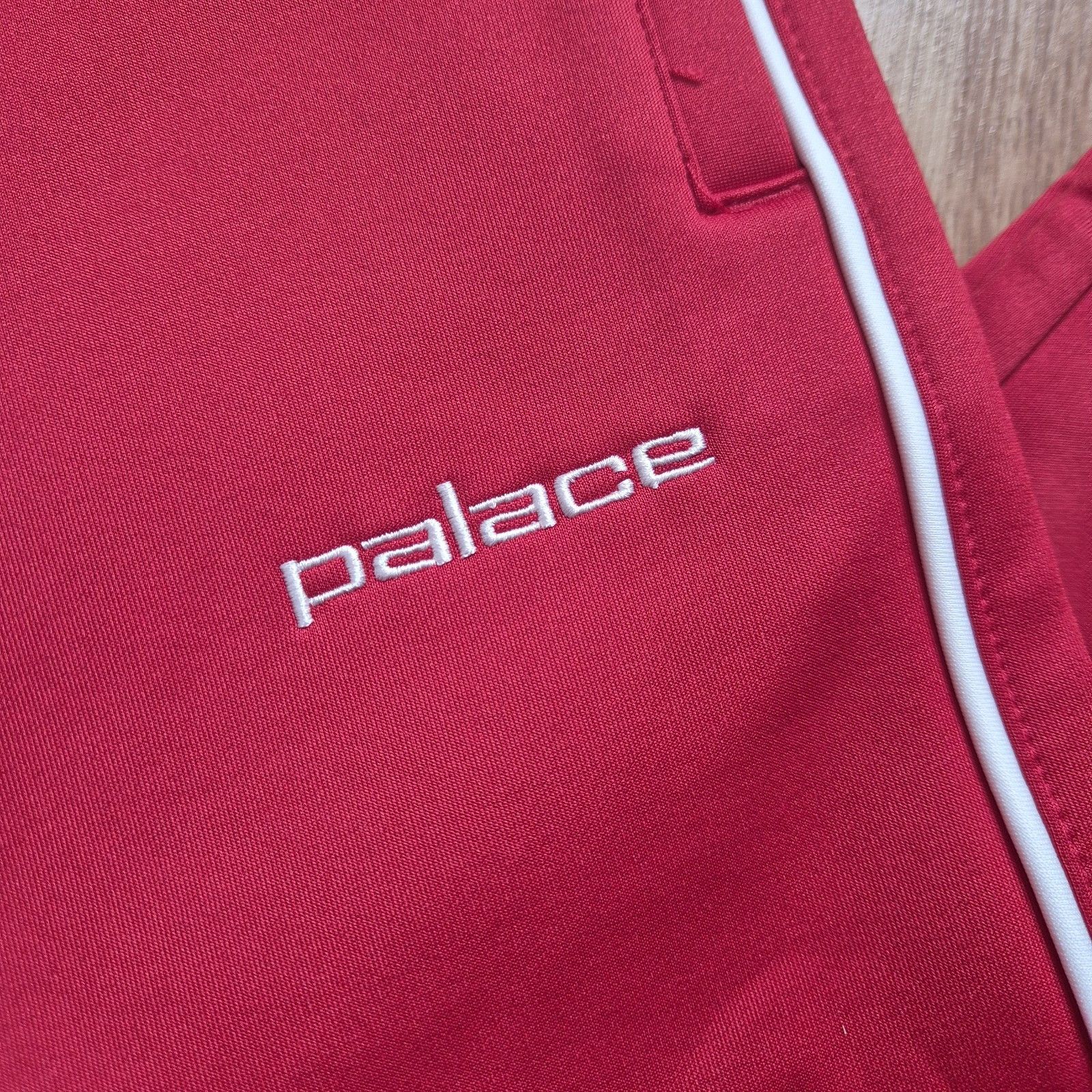 Palace Palace Polyknit Track Jogger Black Red SS24 Size US 32 / EU 48 - 4 Thumbnail