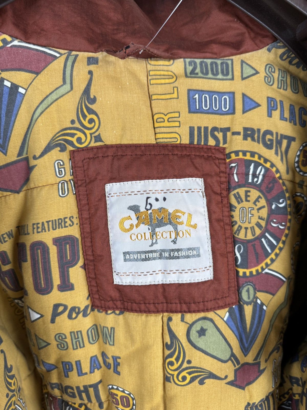 Camel Camel Collection vintage brick cotton leather winter jacket Size US L / EU 52-54 / 3 - 20 Thumbnail