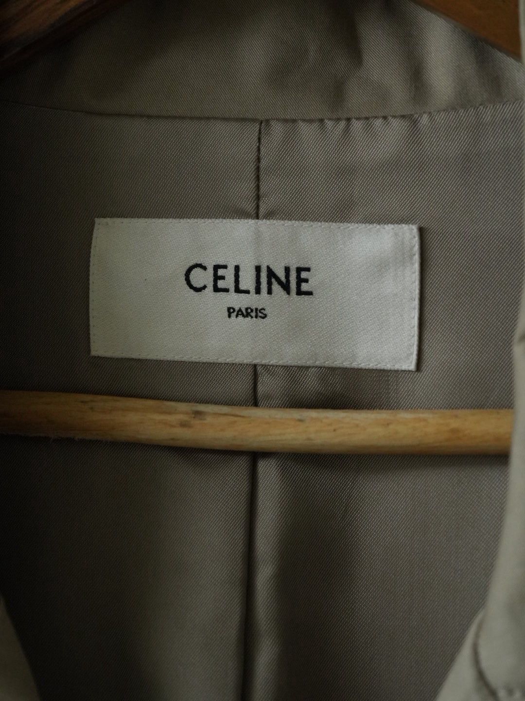 Celine Celine Printed Cotton-Gabardine Trench Coat In Neutrals Size US M / EU 48-50 / 2 - 8 Thumbnail