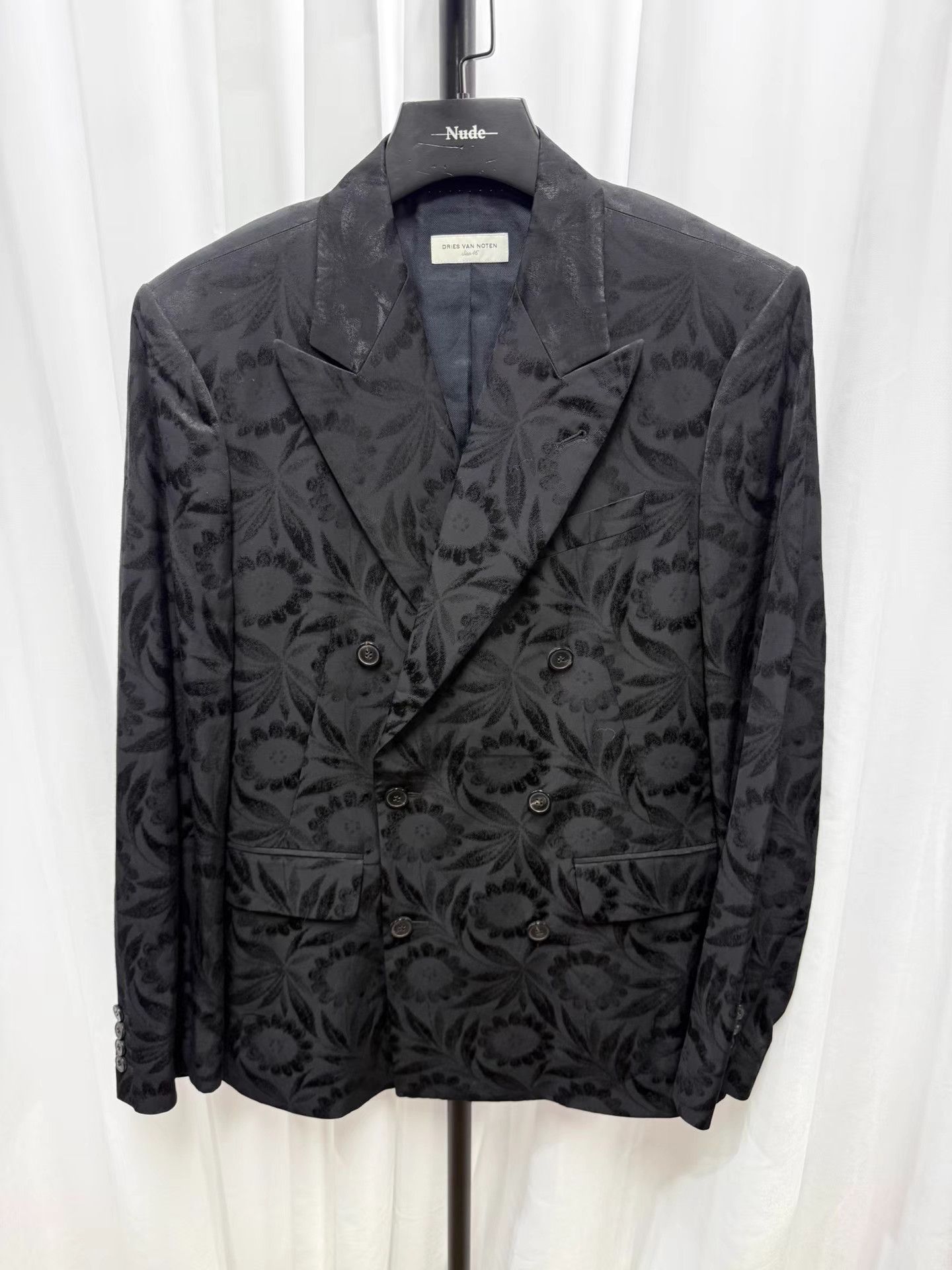 Diesel Dries van noten Silk Jacquard Jacket K20 Size US S / EU 44-46 / 1 - 1 Thumbnail