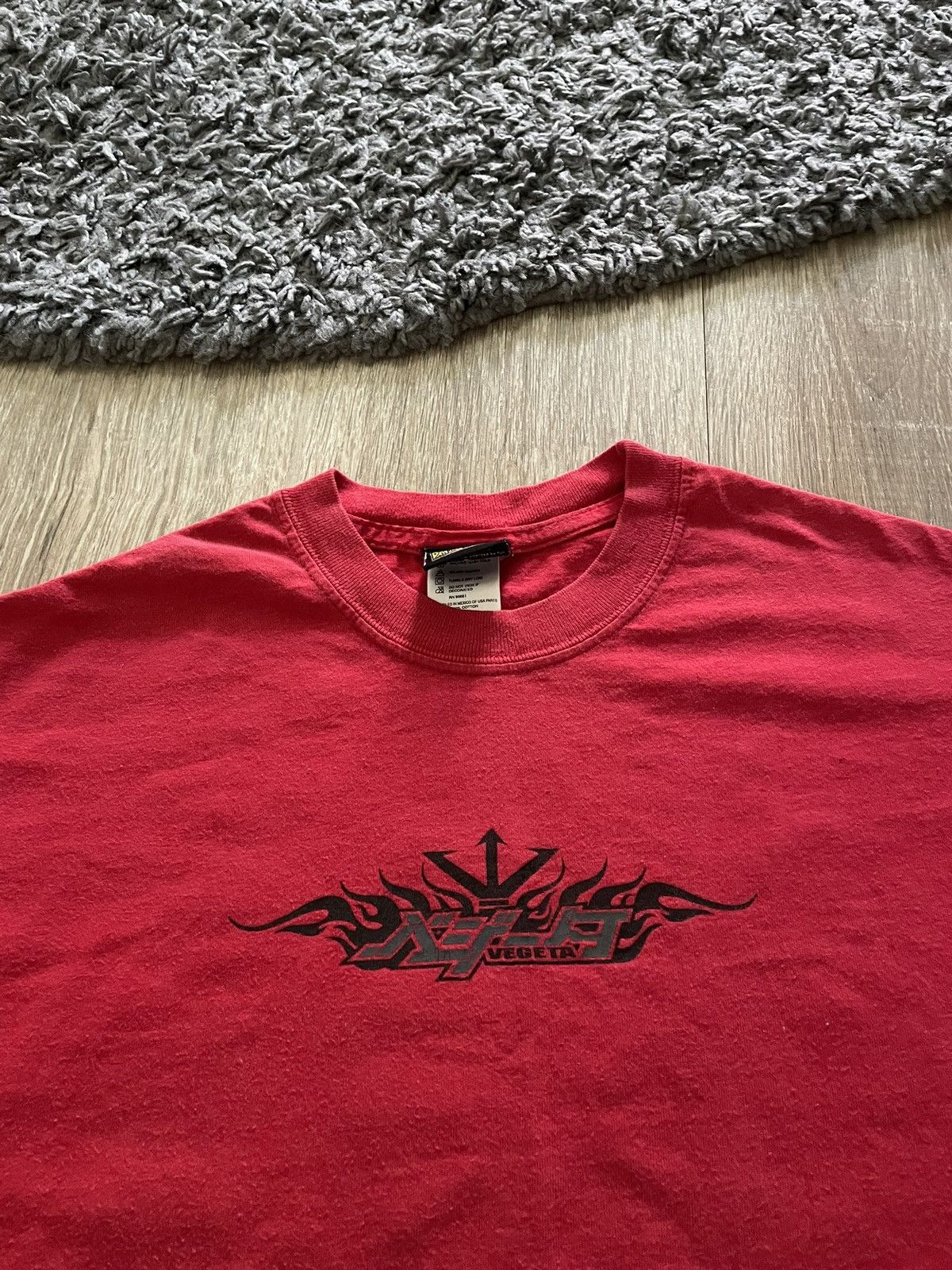 Anime × Vintage Vintage 2001 Dragon Ball Z Vegeta Flame Anime T Shirt Rare Size US M / EU 48-50 / 2 - 7 Thumbnail